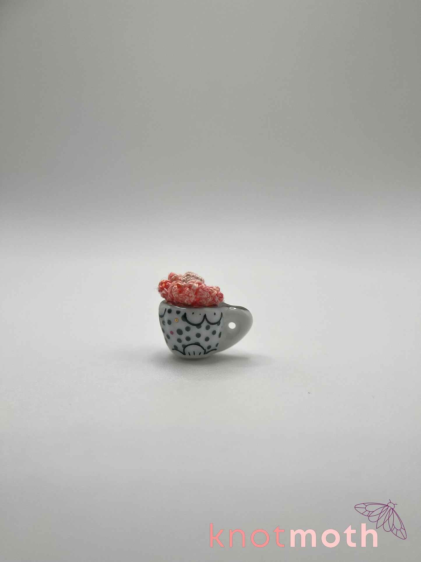 oriana octopus micro crochet teacup trinket