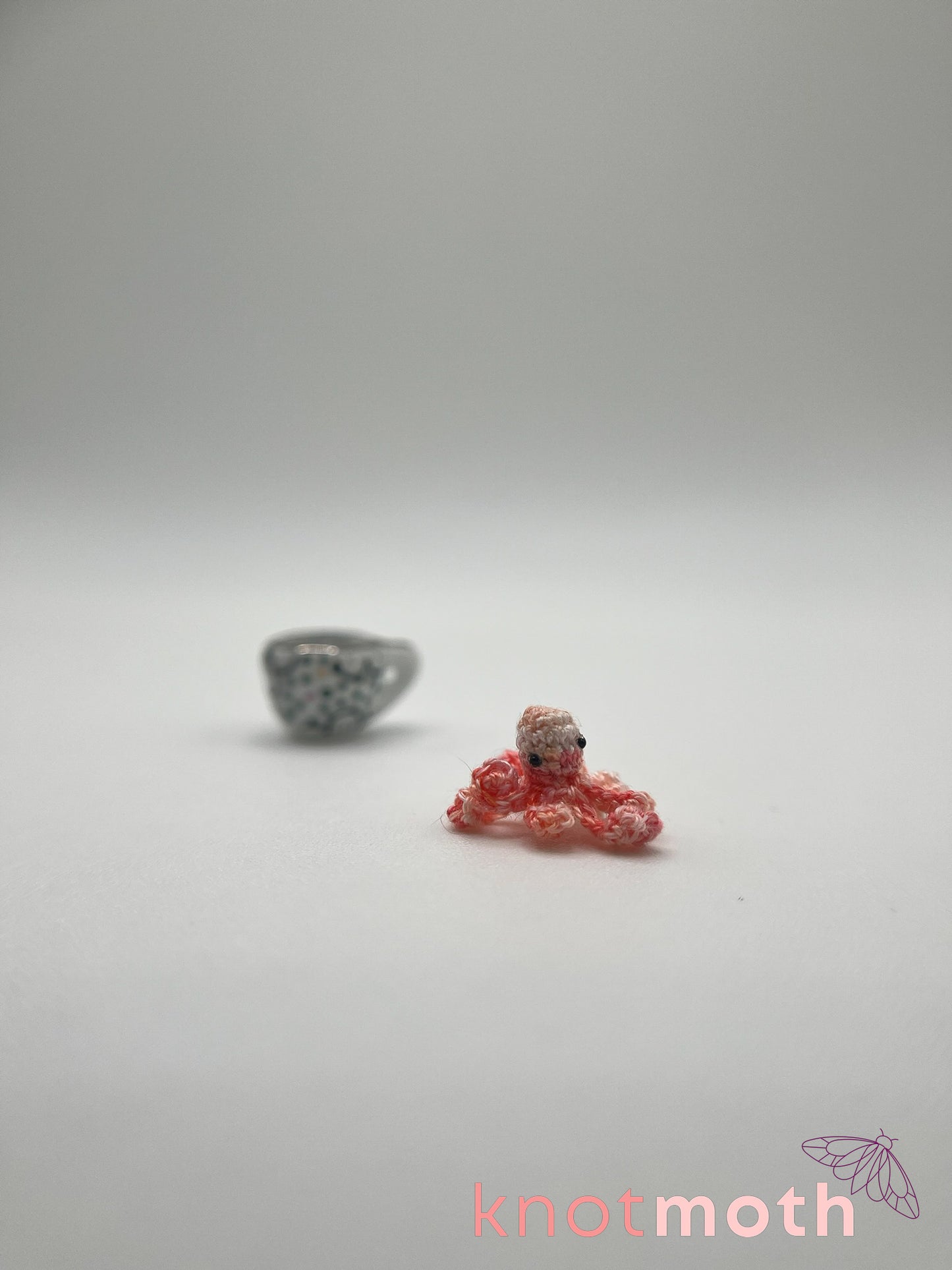 oriana octopus micro crochet teacup trinket