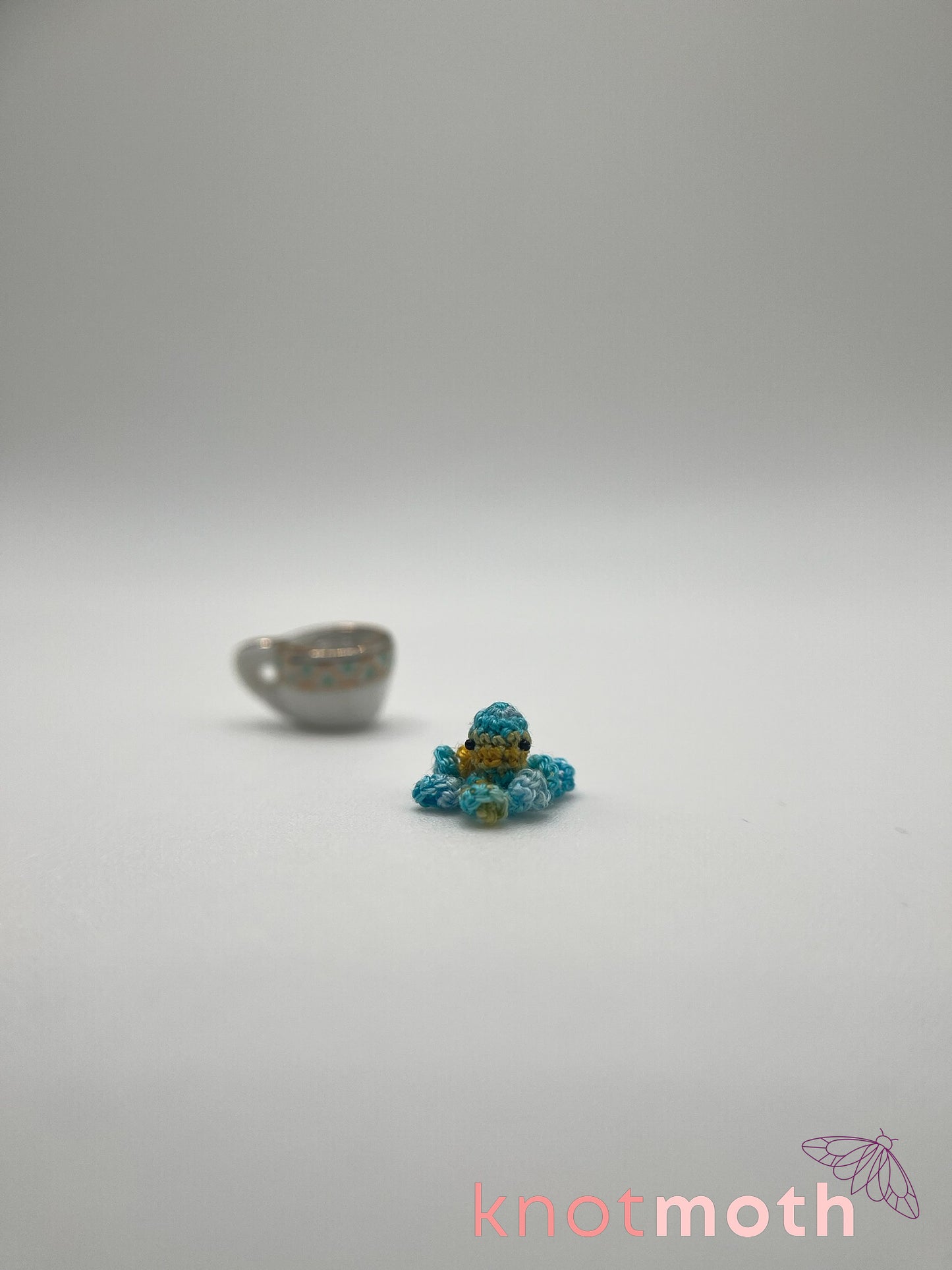 ojai octopus micro crochet teacup trinket