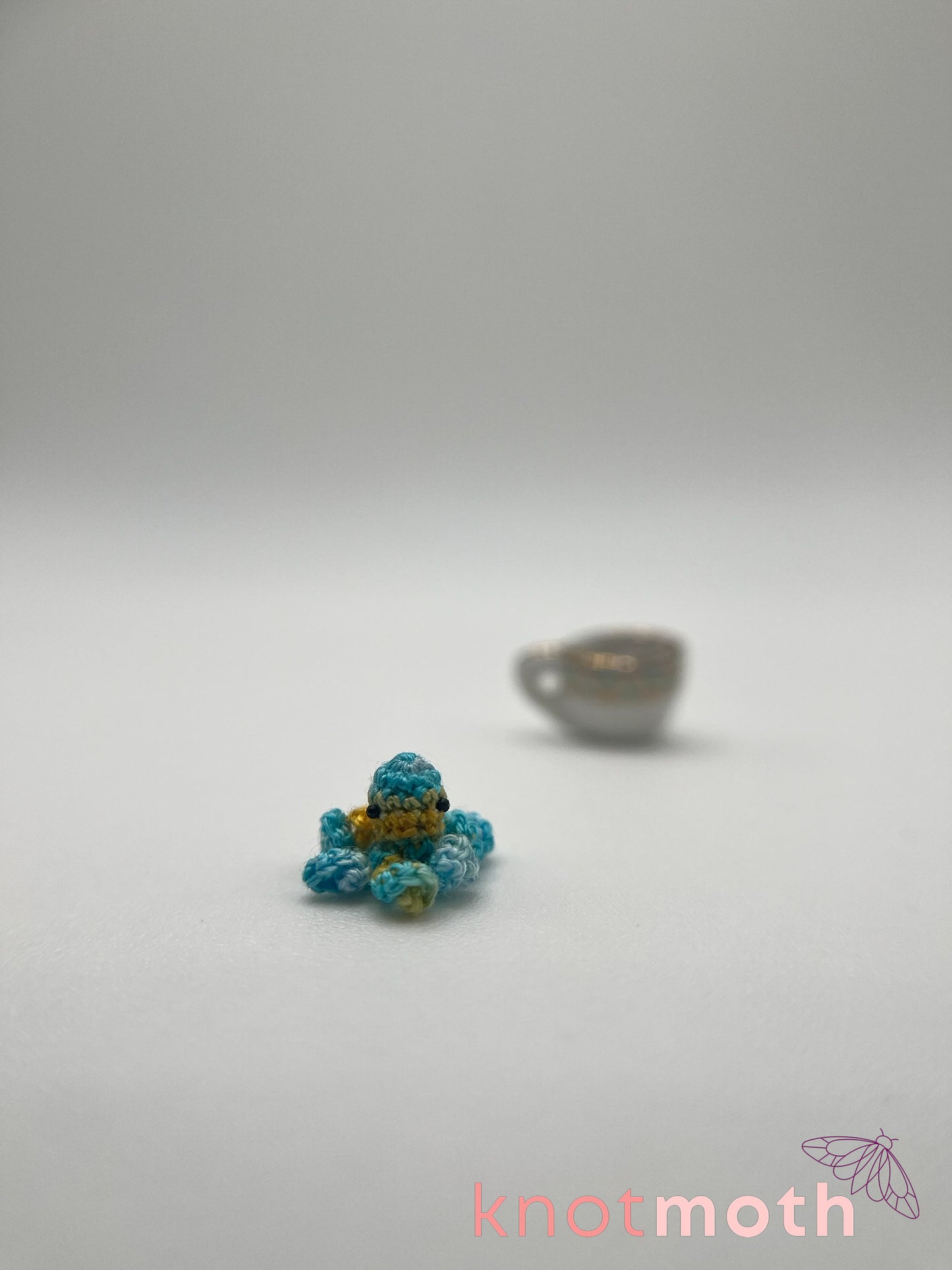 ojai octopus micro crochet teacup trinket