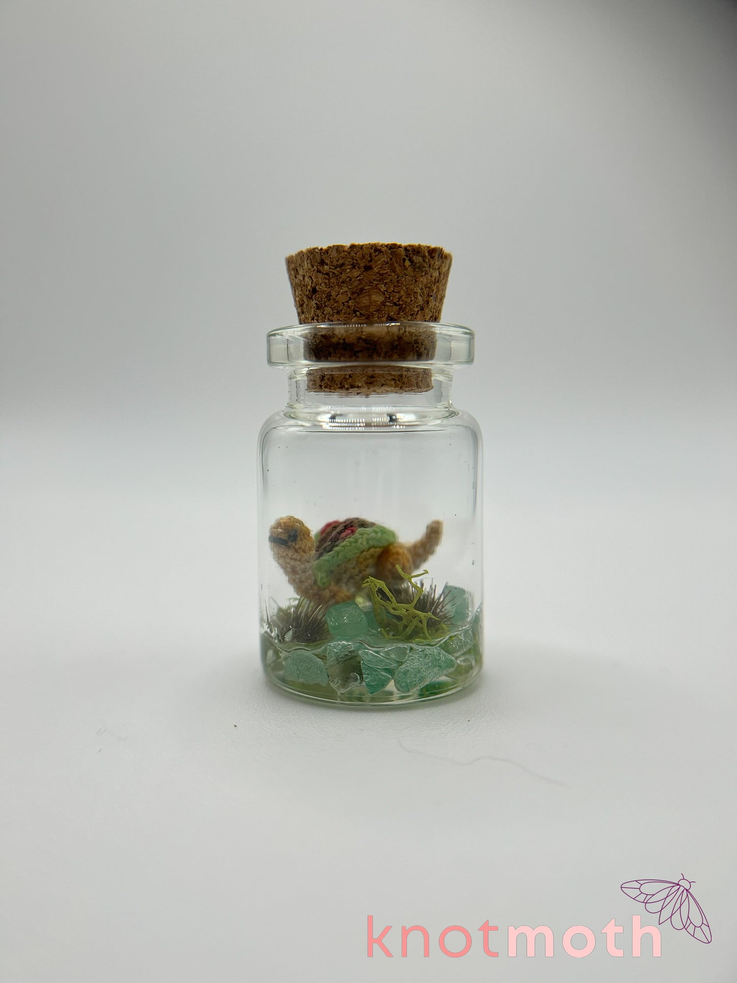 taquitosaurus micro crochet trinket jar