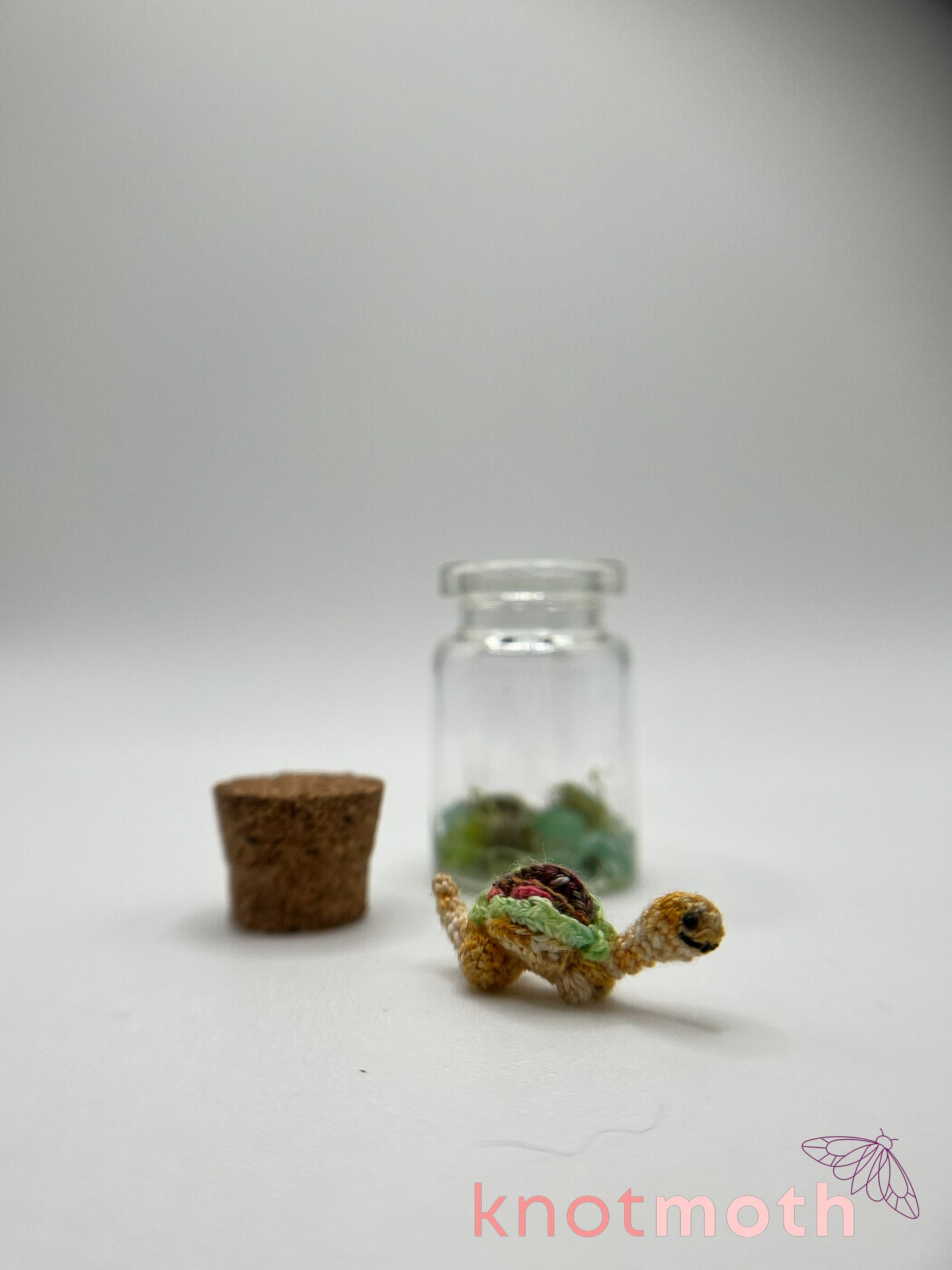 taquitosaurus micro crochet trinket jar