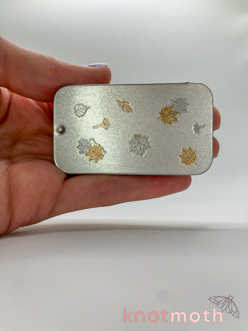 fia fox · mushroom forest mini tin