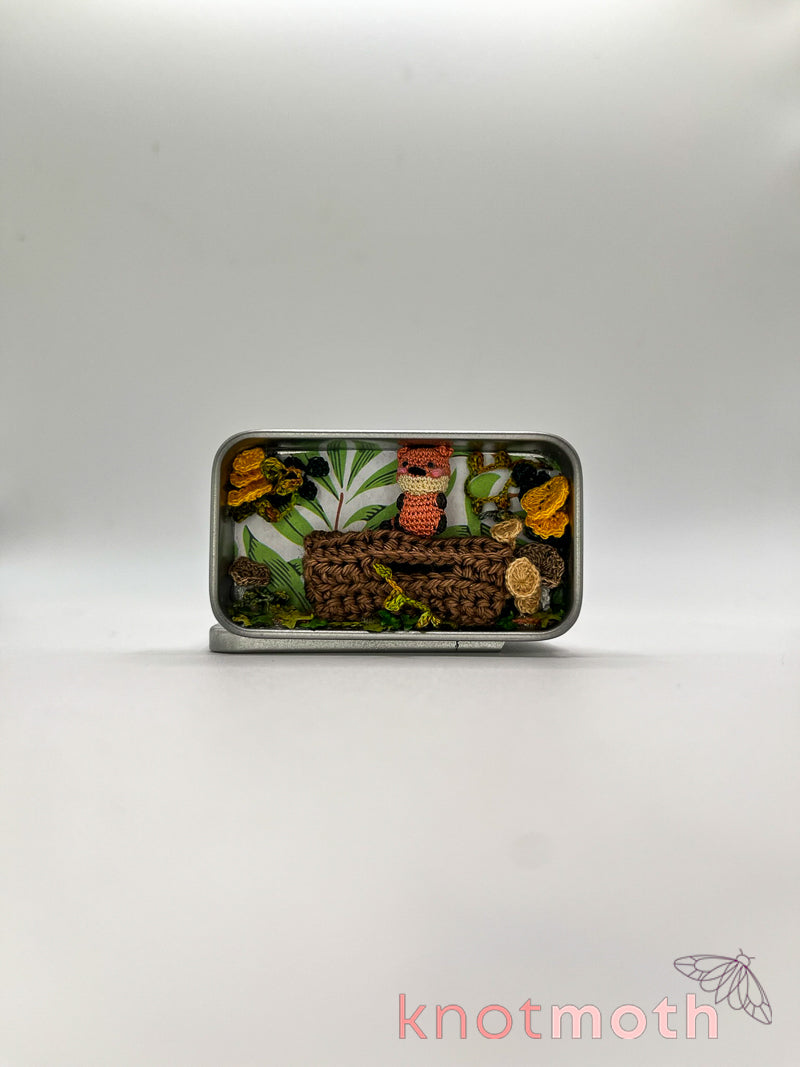 fia fox · mushroom forest mini tin