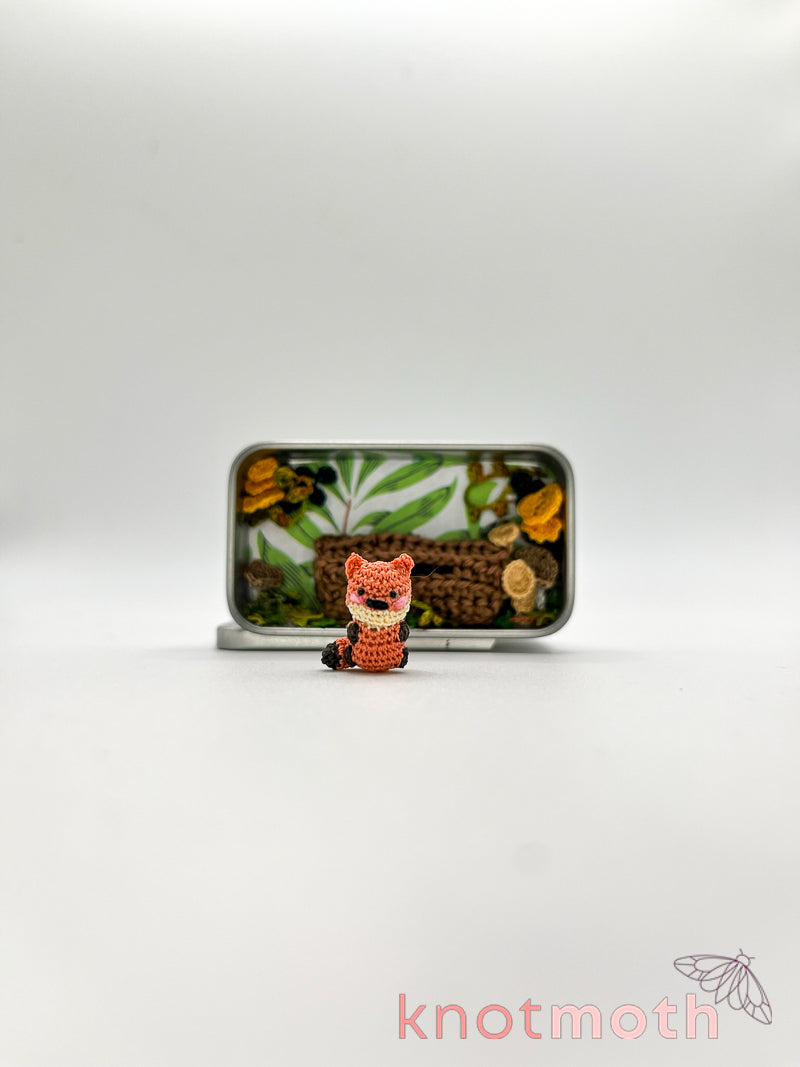 fia fox · mushroom forest mini tin