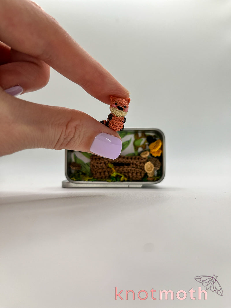 fia fox · mushroom forest mini tin