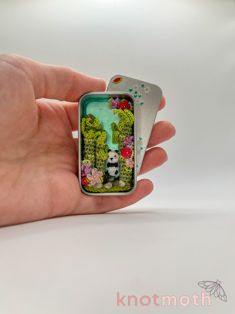 penny panda · bamboo & azaleas mini tin