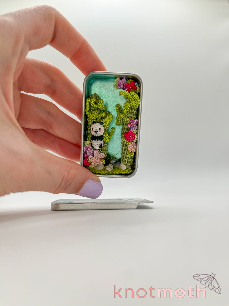 penny panda · bamboo & azaleas mini tin