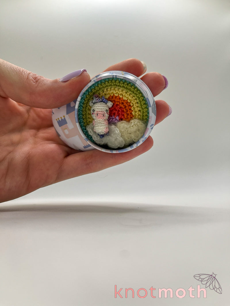aurora unicorn · rainbow mini tin