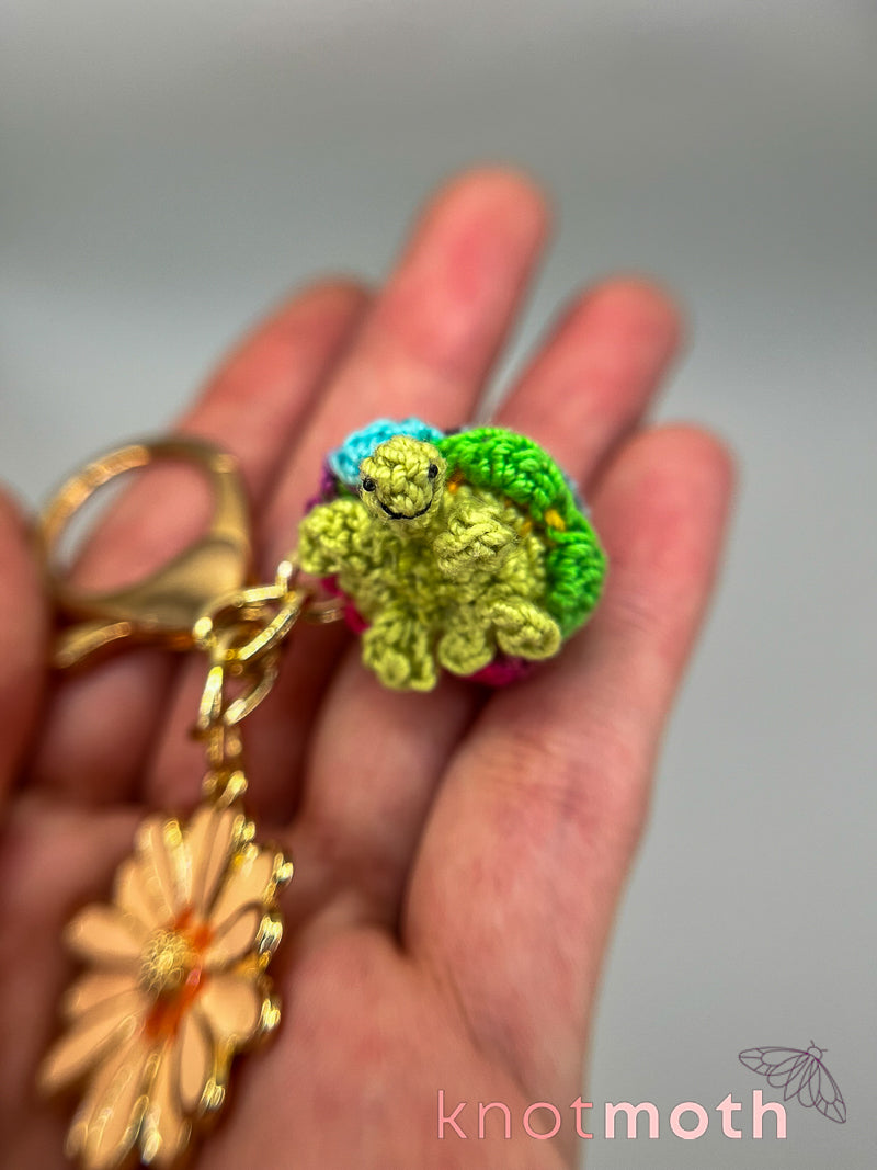 tansy turtle keychain