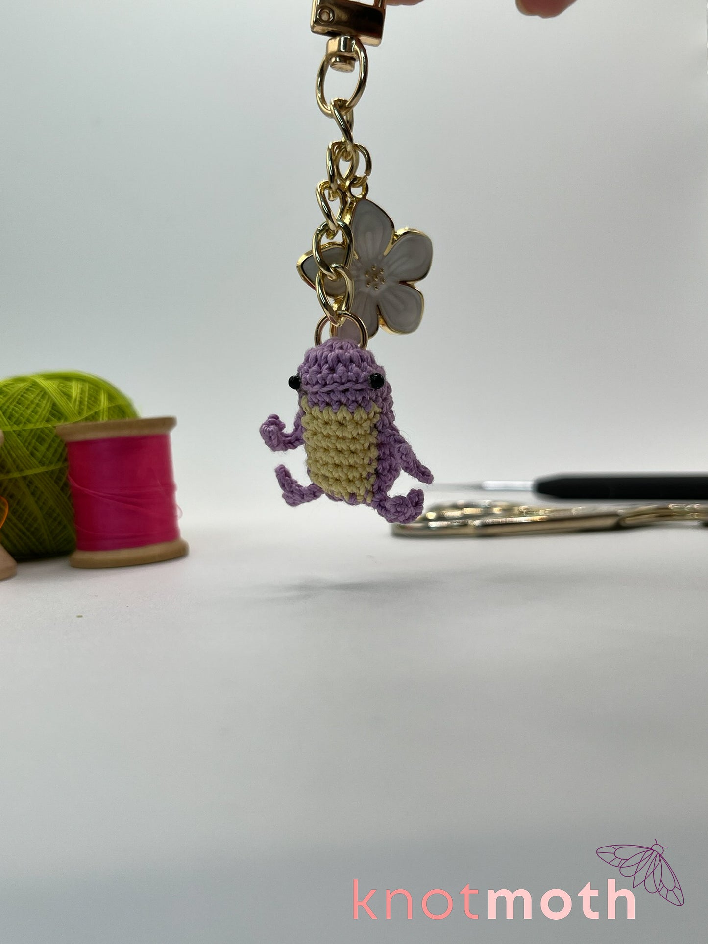 faye frog keychain