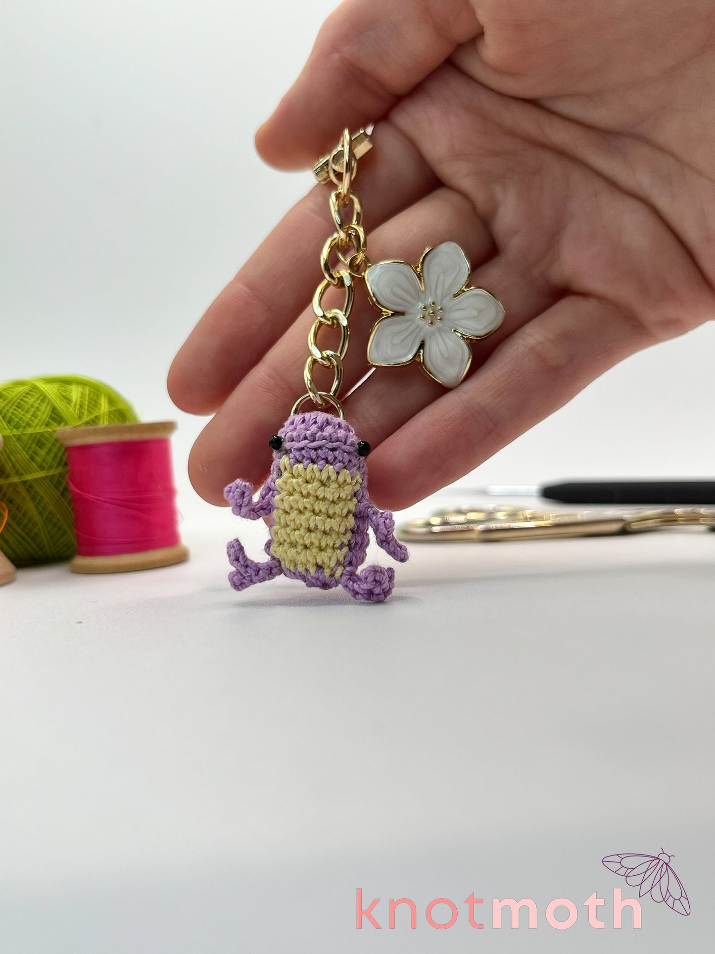faye frog keychain
