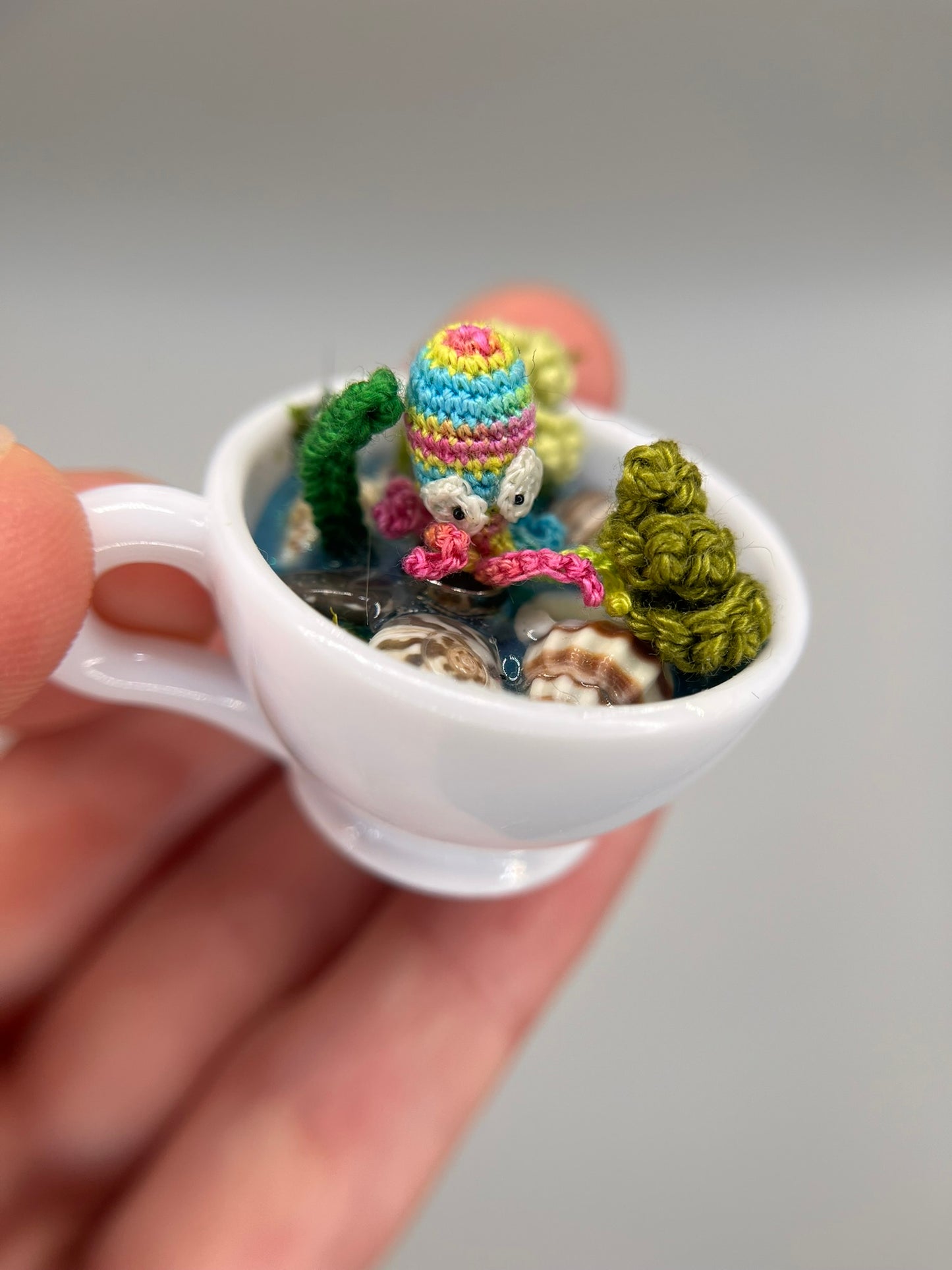 opaline octopus - tidepool teacup trinket