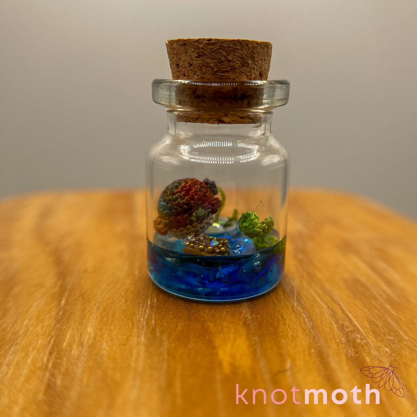 Winona Whale Micro Crochet Aquarium Jar (removable, magnetic)