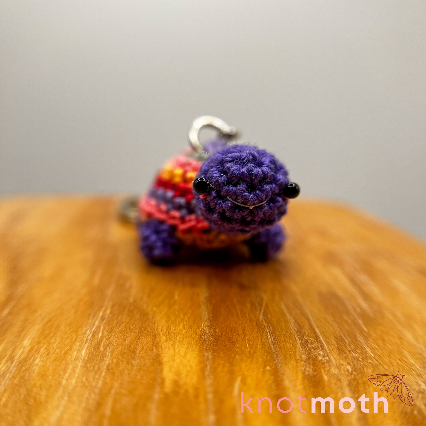 Tennison Turtle Mini Crochet Keychain