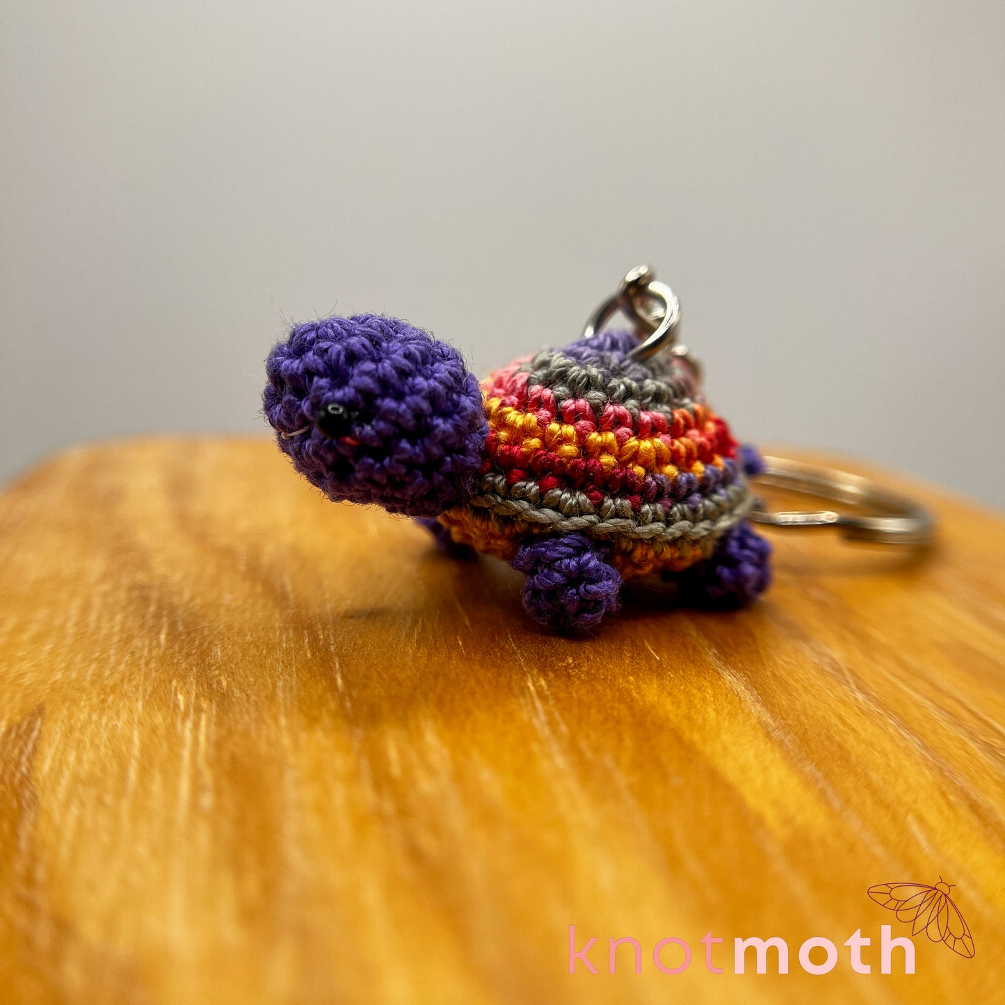 Tennison Turtle Mini Crochet Keychain