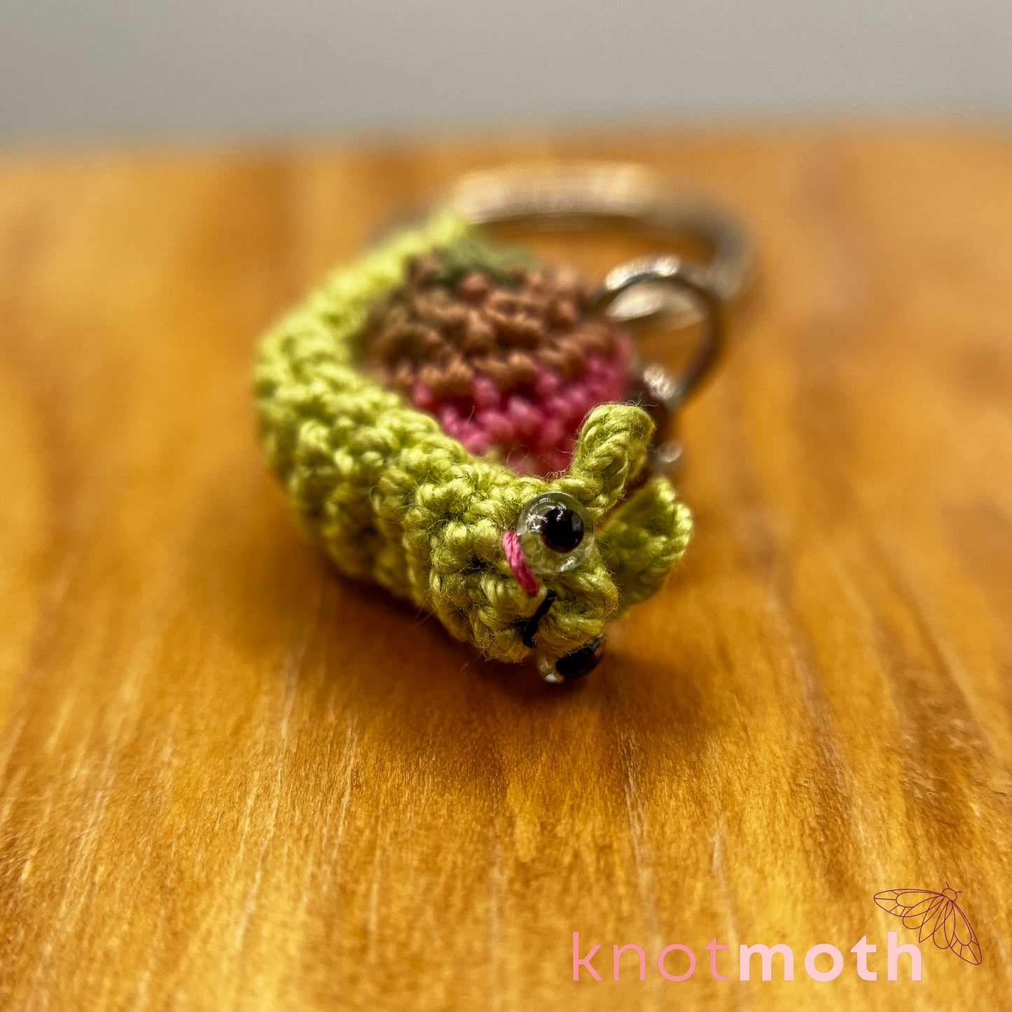 Shannon Snail Mini Crochet Keychain