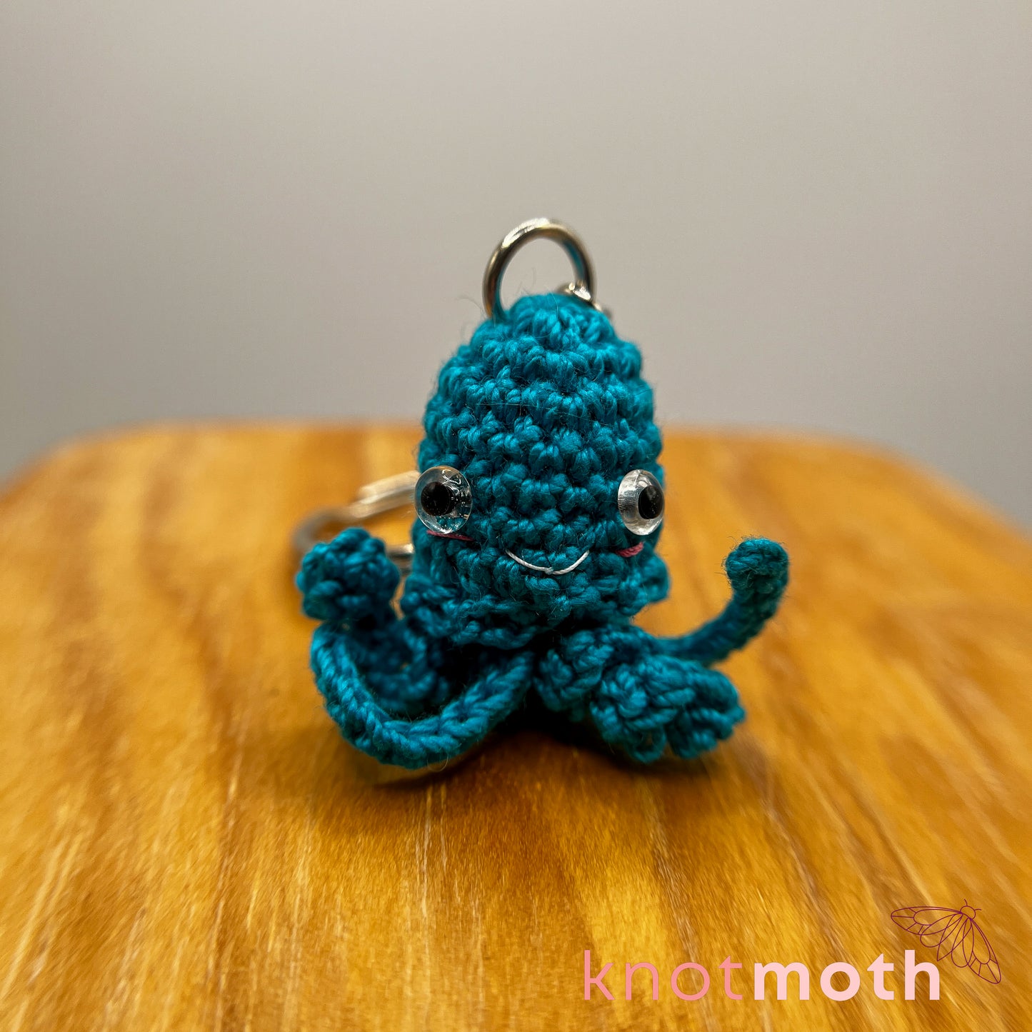 Jules Jellyfish Mini Crochet Keychain
