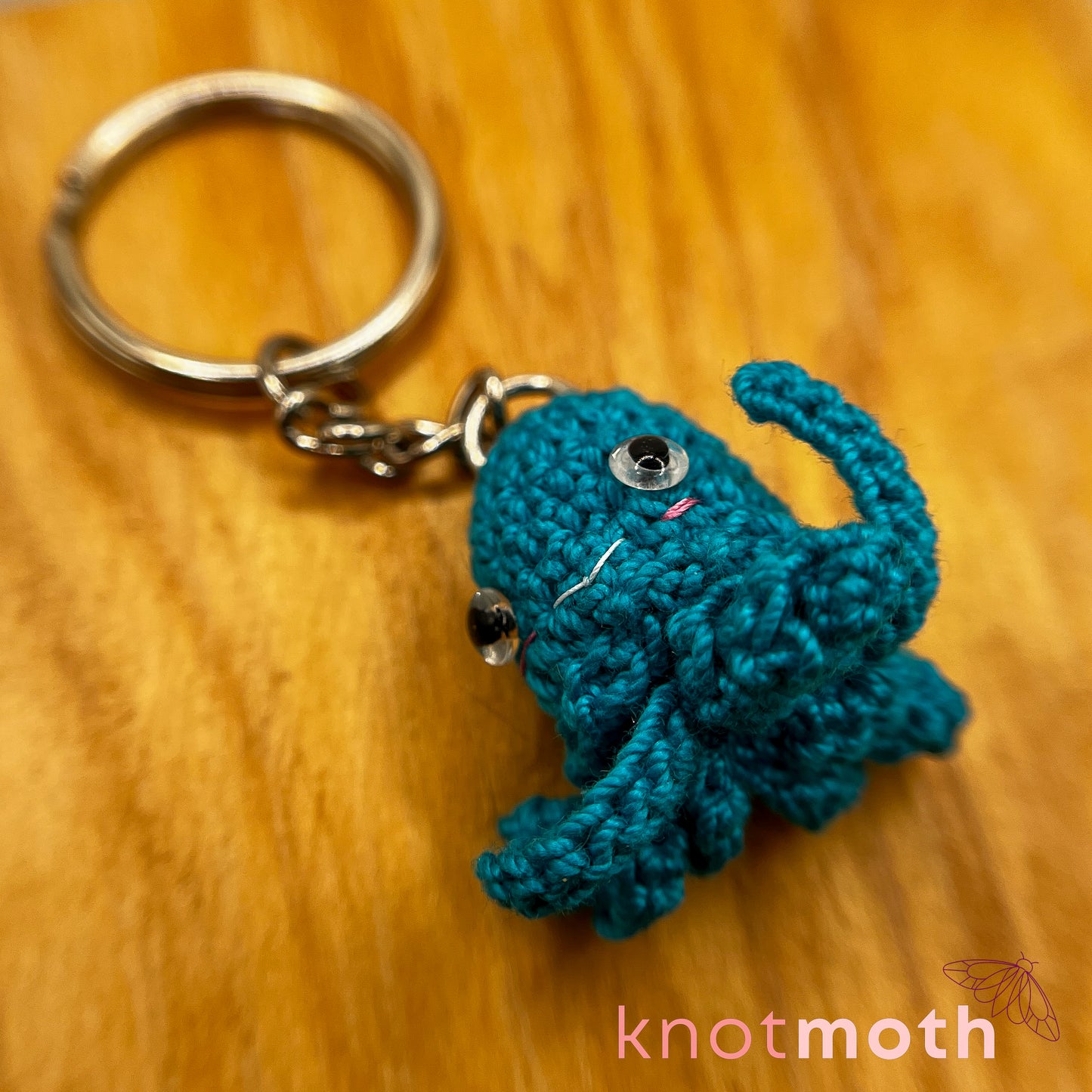 Jules Jellyfish Mini Crochet Keychain