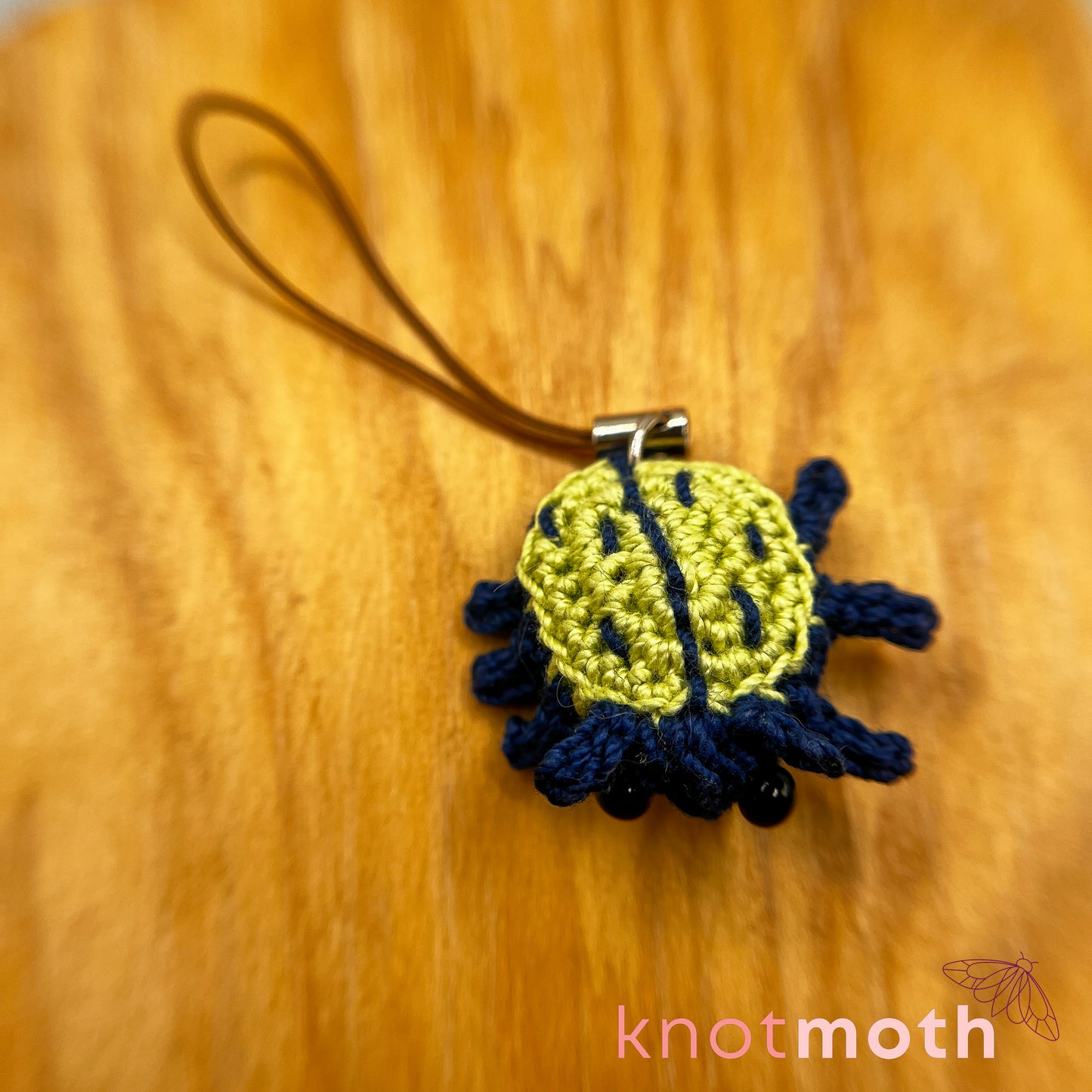 Buggles Beetle Mini Crochet Keychain