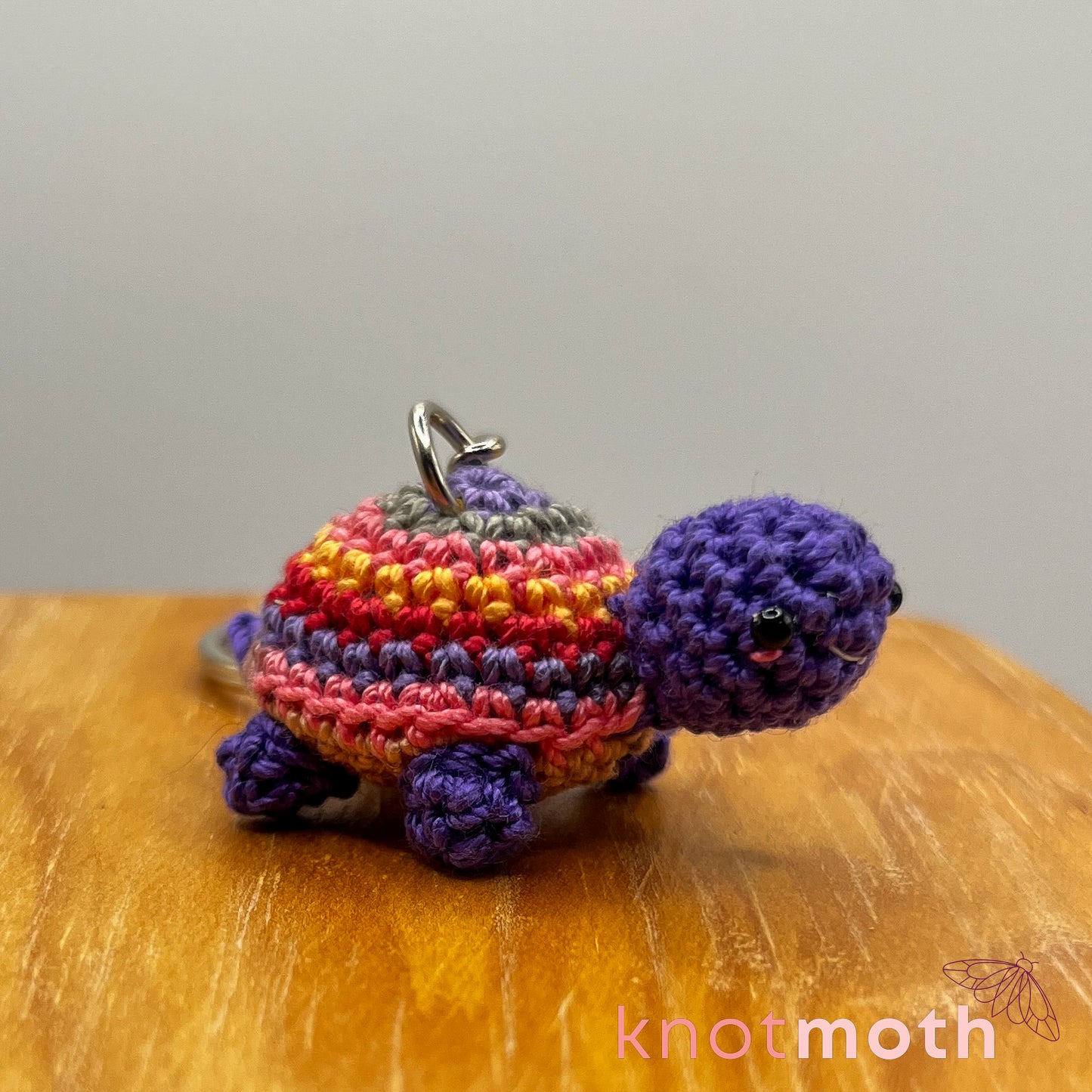 Tennison Turtle Mini Crochet Keychain