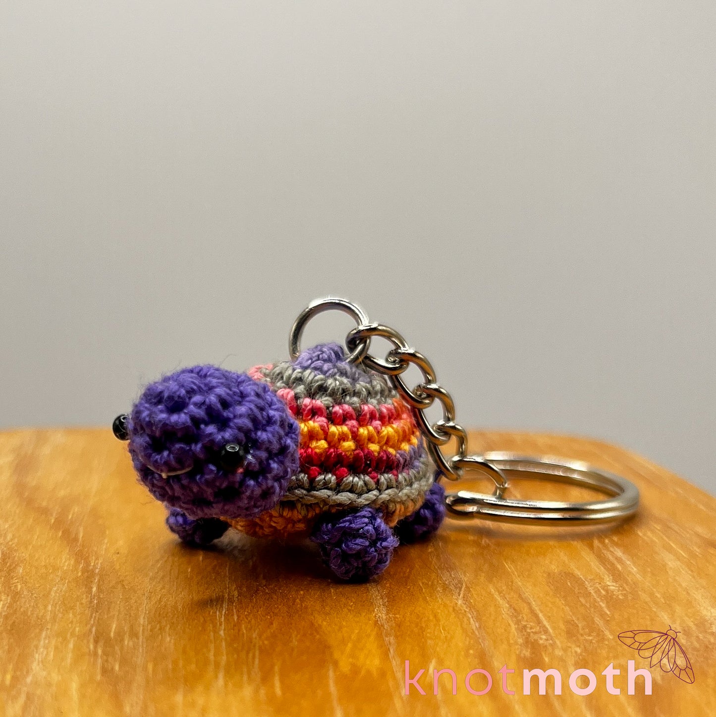 Tennison Turtle Mini Crochet Keychain