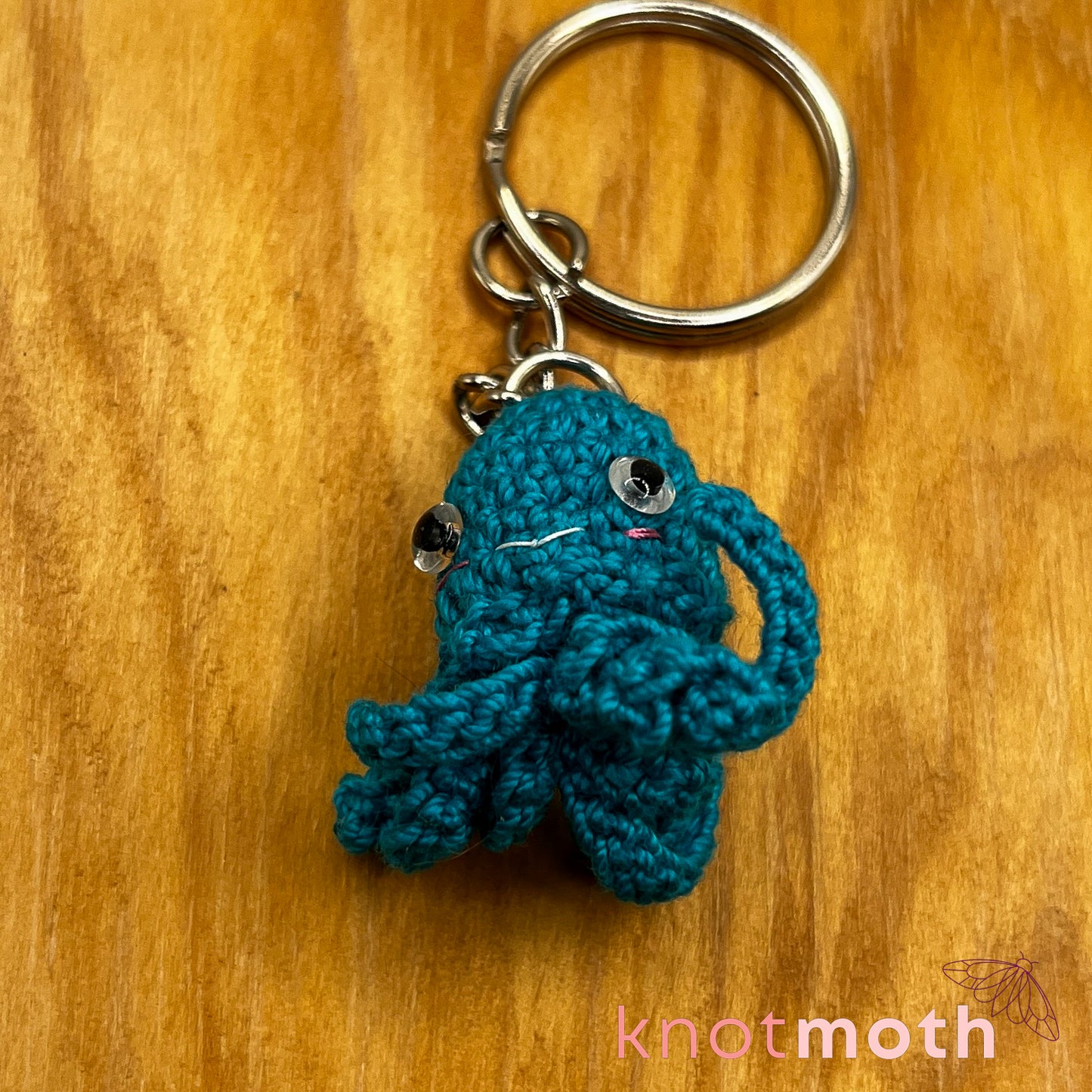 Jules Jellyfish Mini Crochet Keychain