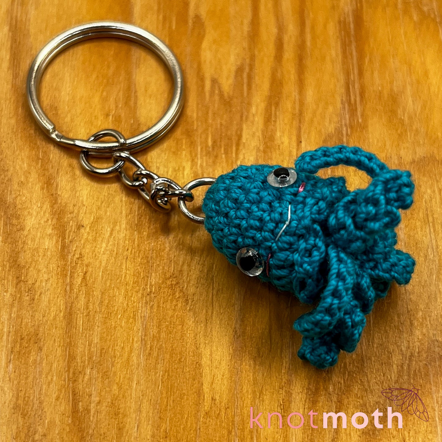 Jules Jellyfish Mini Crochet Keychain