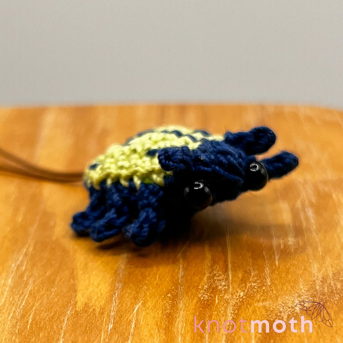 Buggles Beetle Mini Crochet Keychain