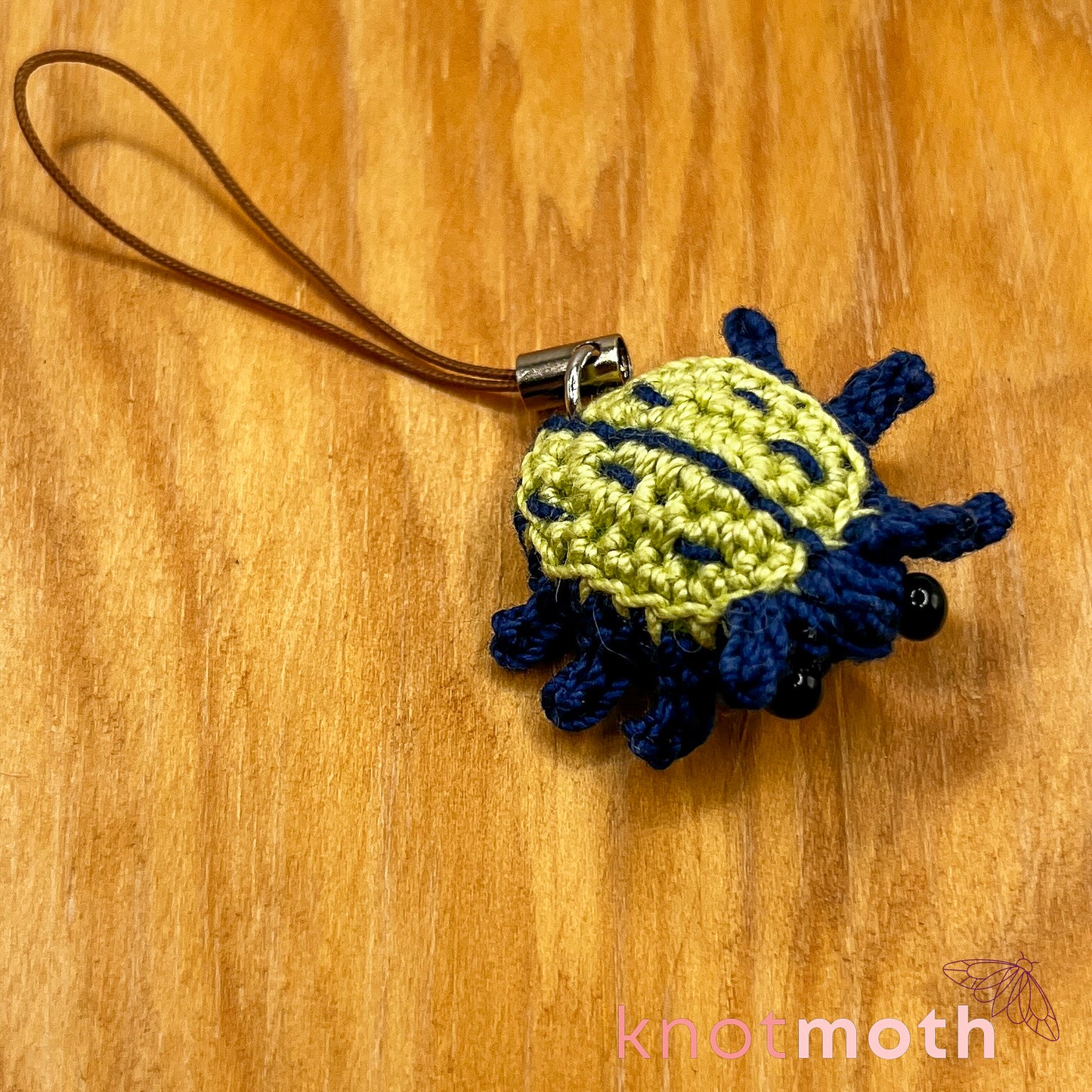 Buggles Beetle Mini Crochet Keychain