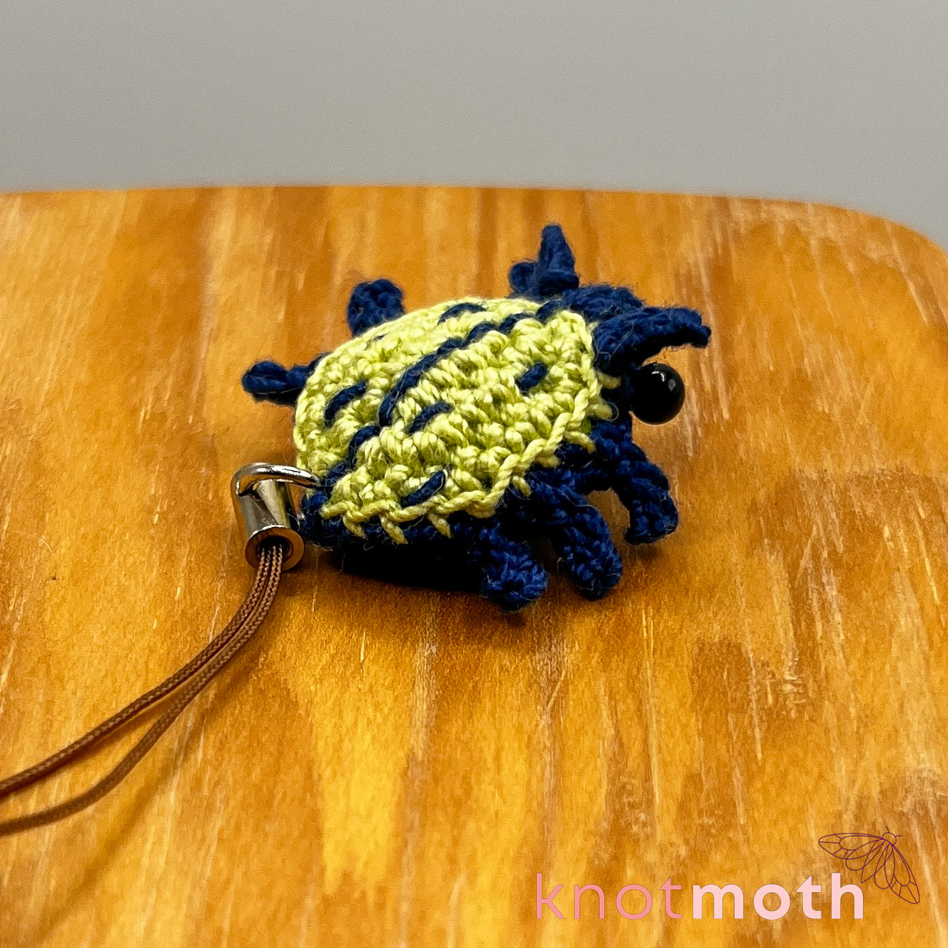 Buggles Beetle Mini Crochet Keychain