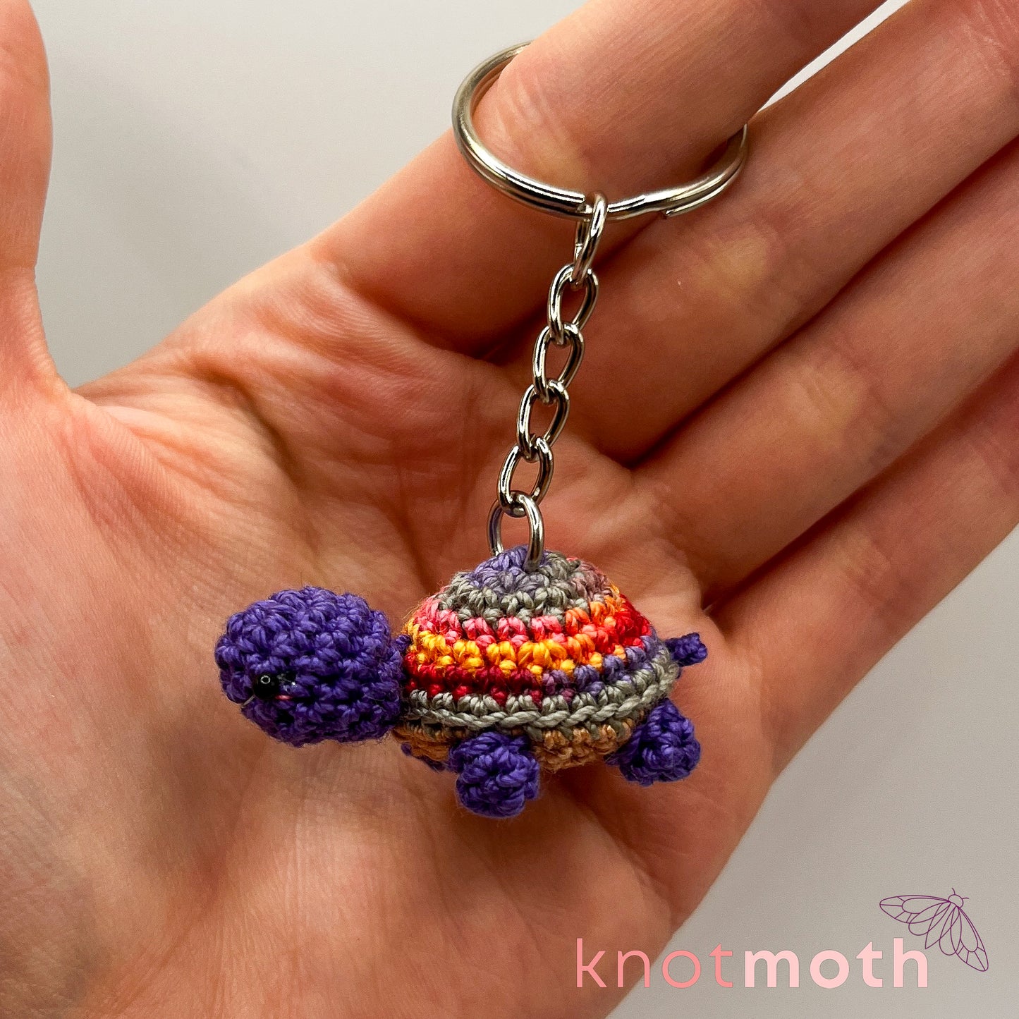 Tennison Turtle Mini Crochet Keychain
