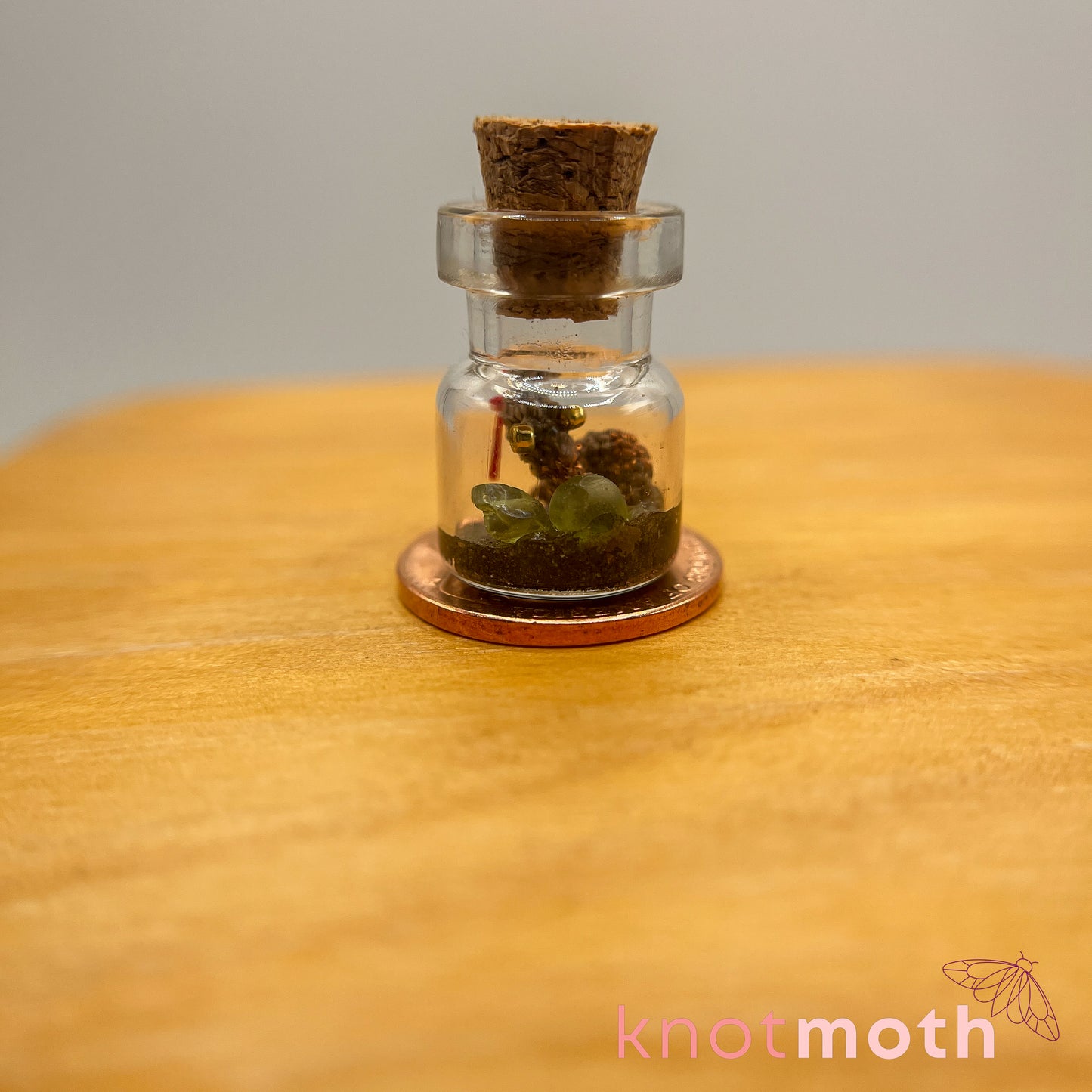 Roddy Rattlesnake Micro Crochet Desert Terrarium Jar