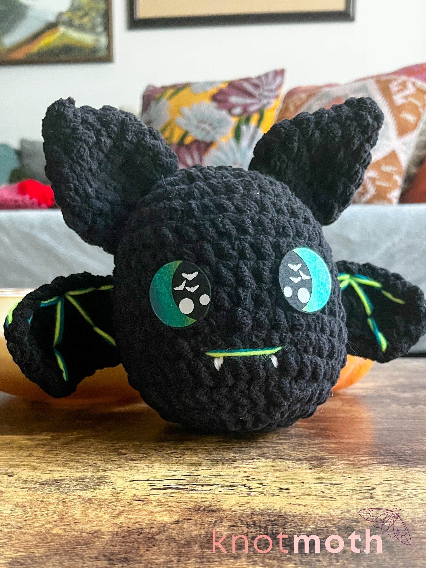 Spooky Bat Crochet Plushie