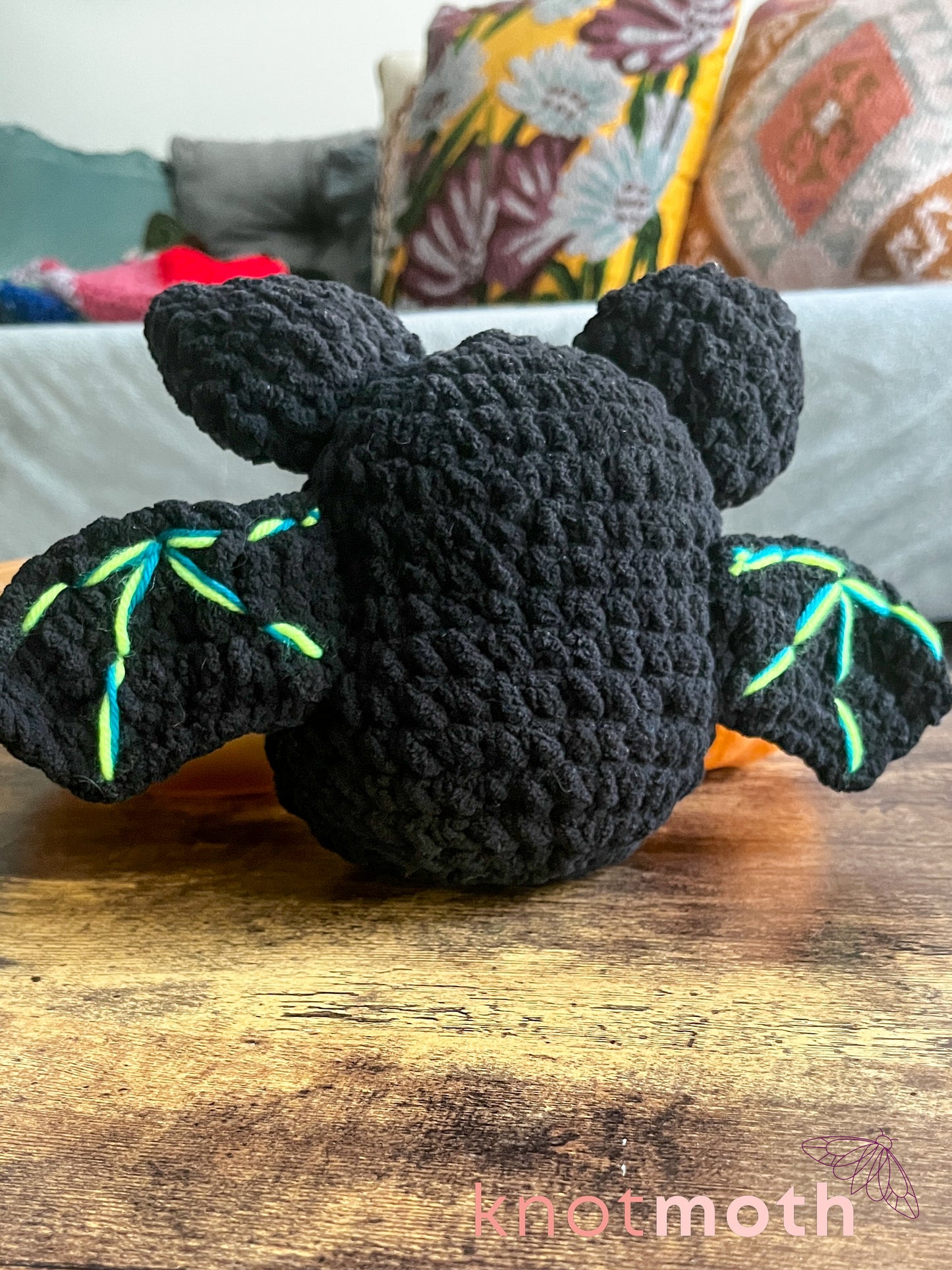 Spooky Bat Crochet Plushie