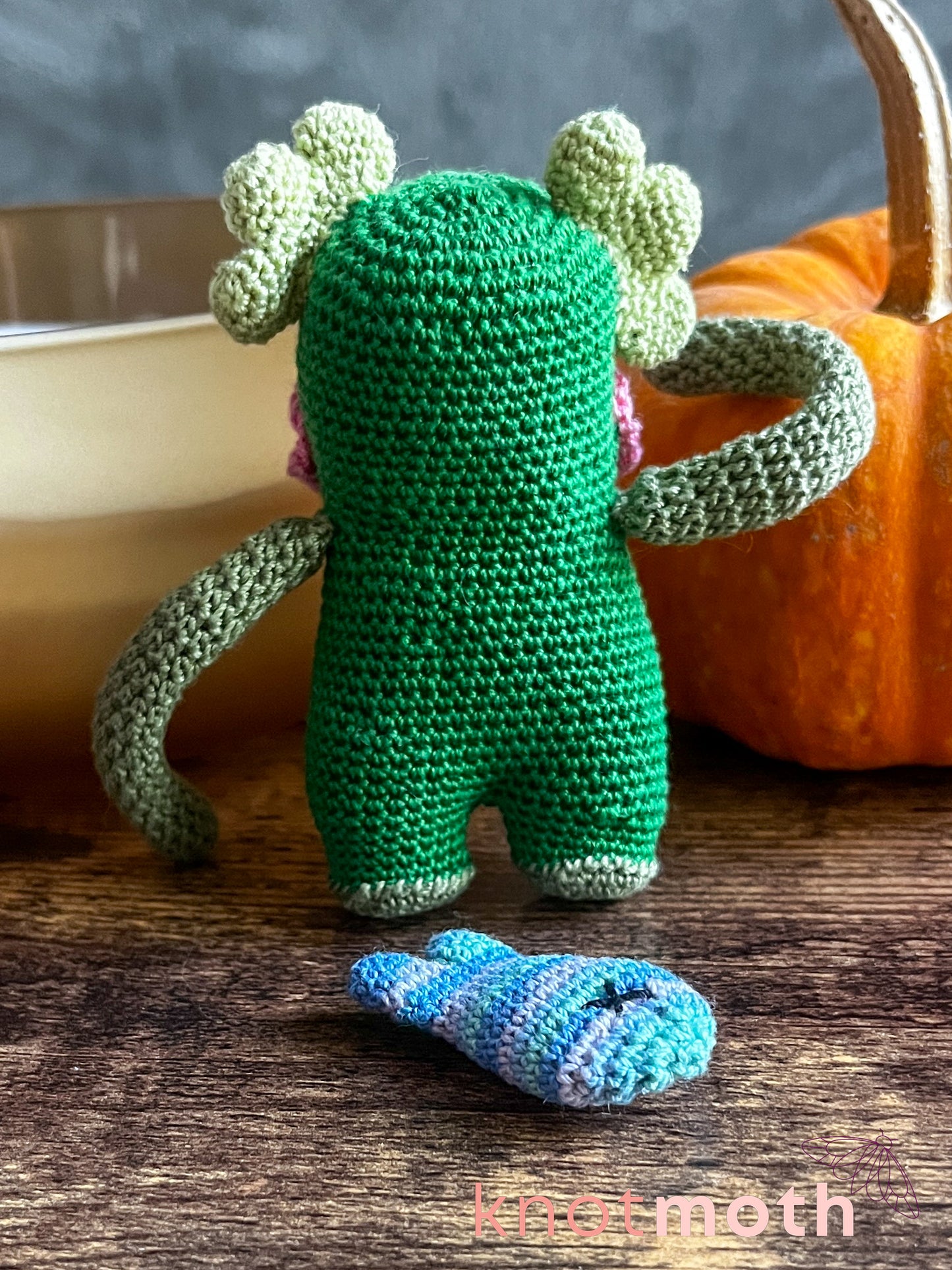 Swamp Monster Mini Crochet Desk Buddy
