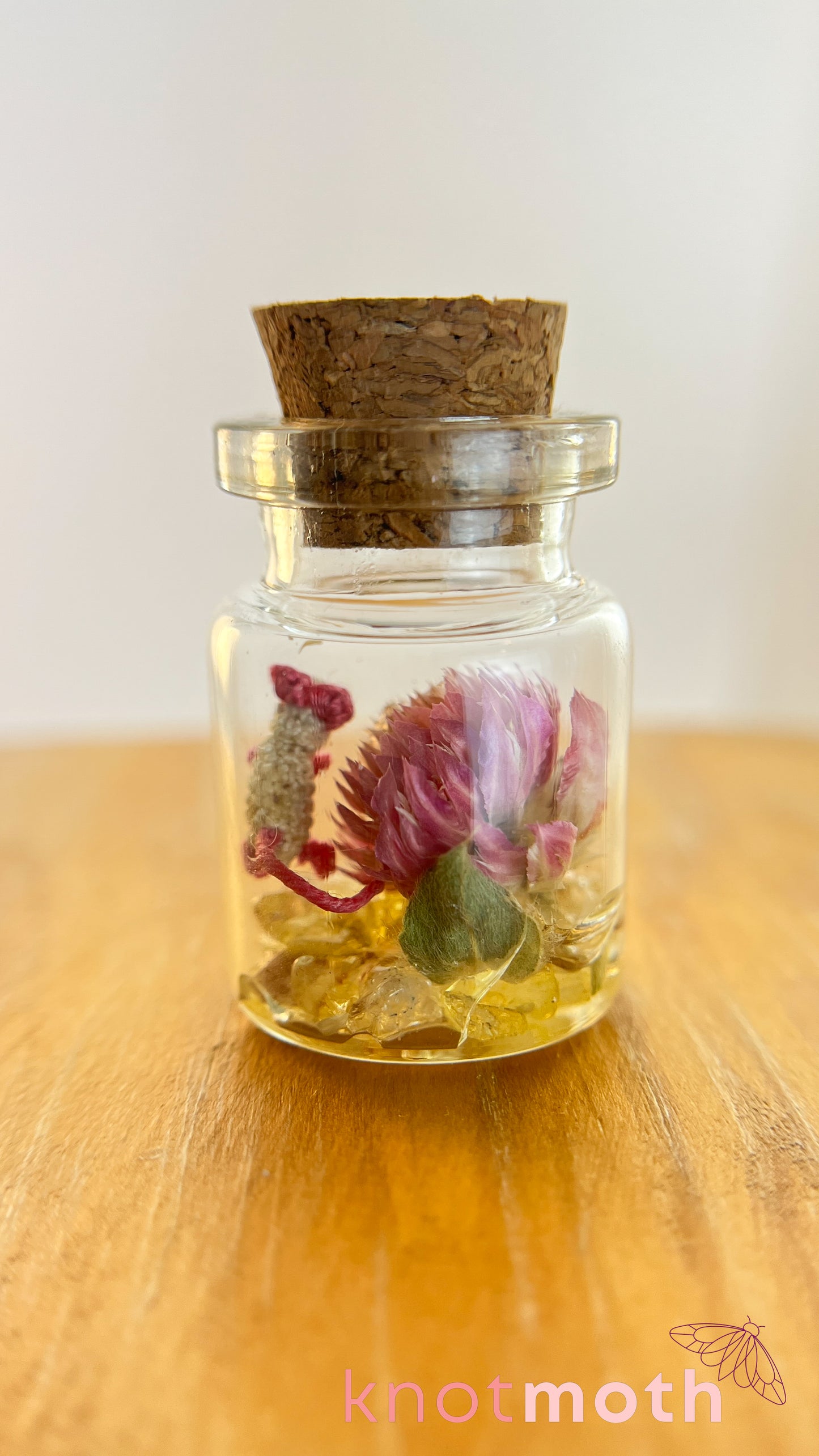 Mildred Mouse Micro Crochet Terrarium Jar (Removable)