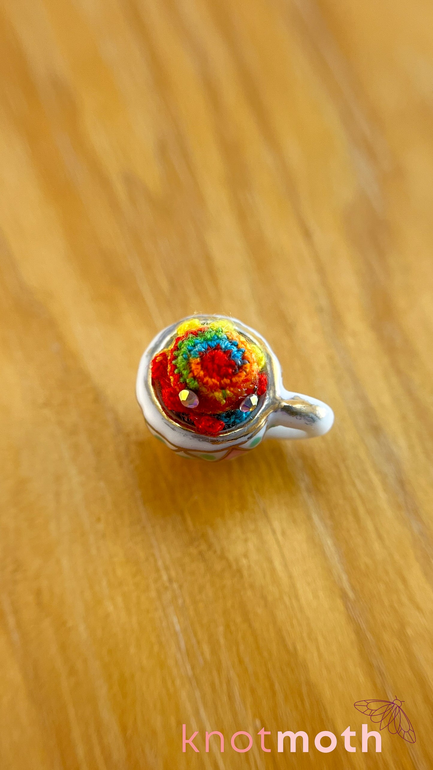 Tatum Octo Micro Crochet Teacup (Magnetic, Removable)