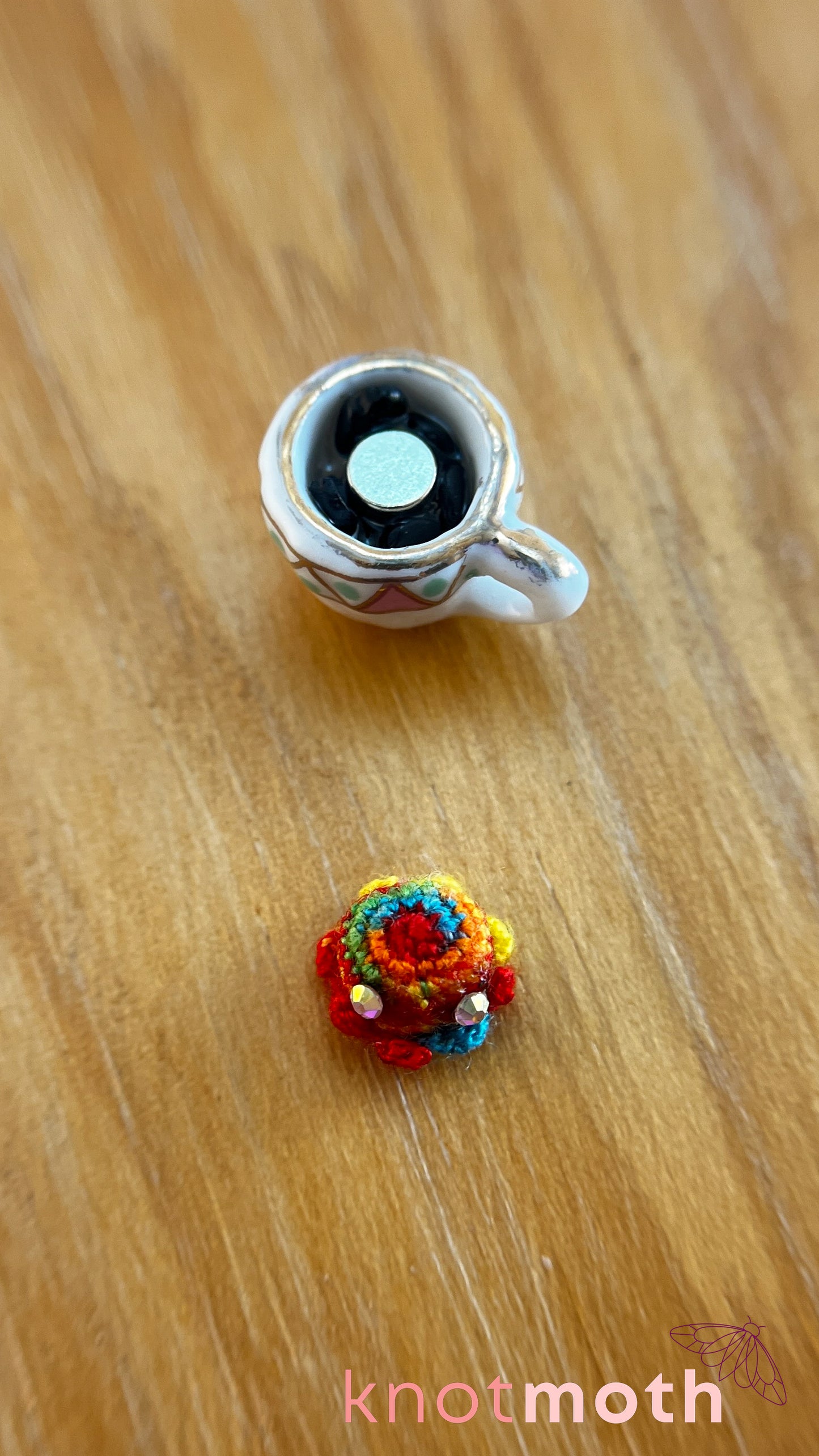 Tatum Octo Micro Crochet Teacup (Magnetic, Removable)