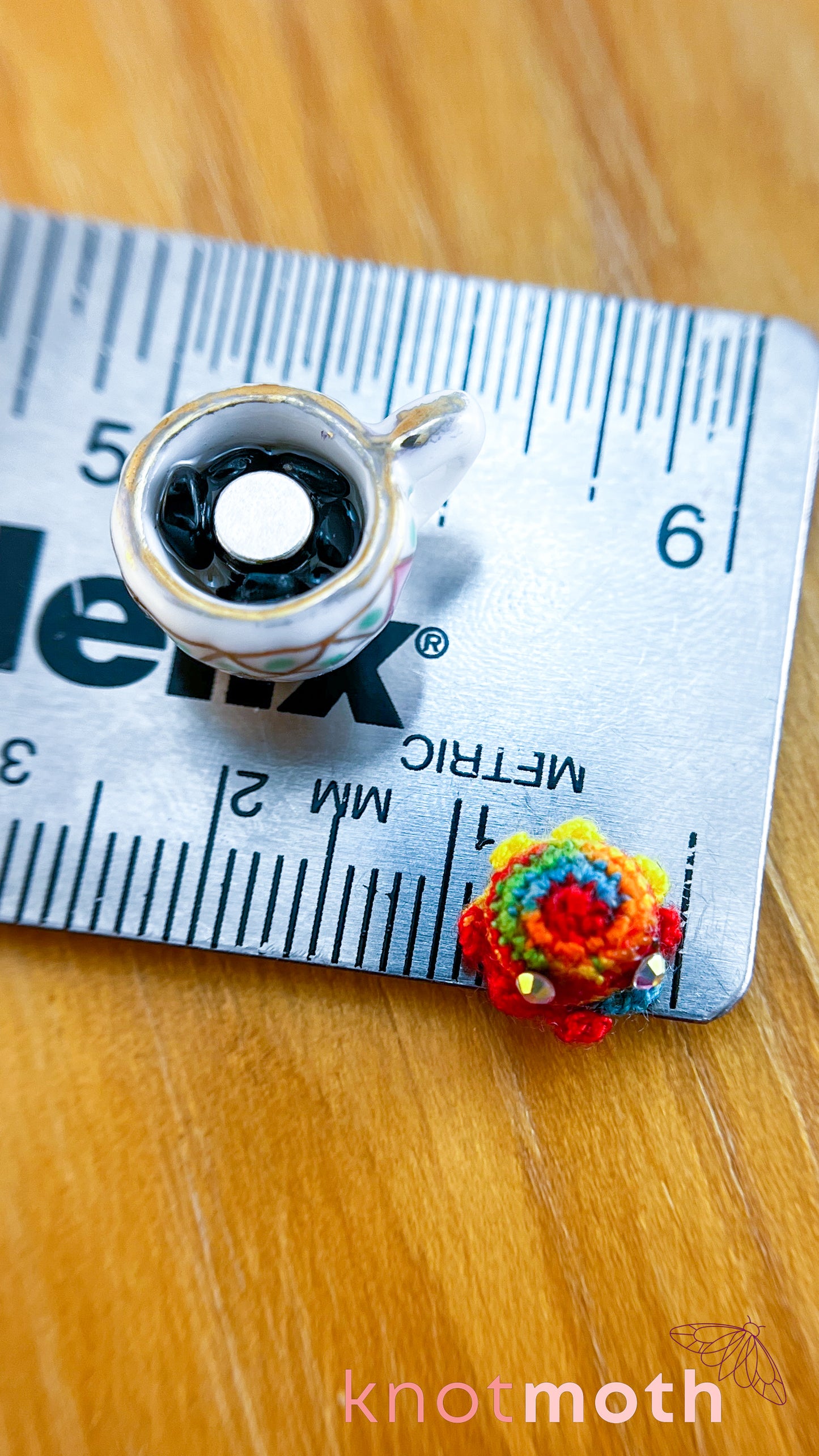 Tatum Octo Micro Crochet Teacup (Magnetic, Removable)