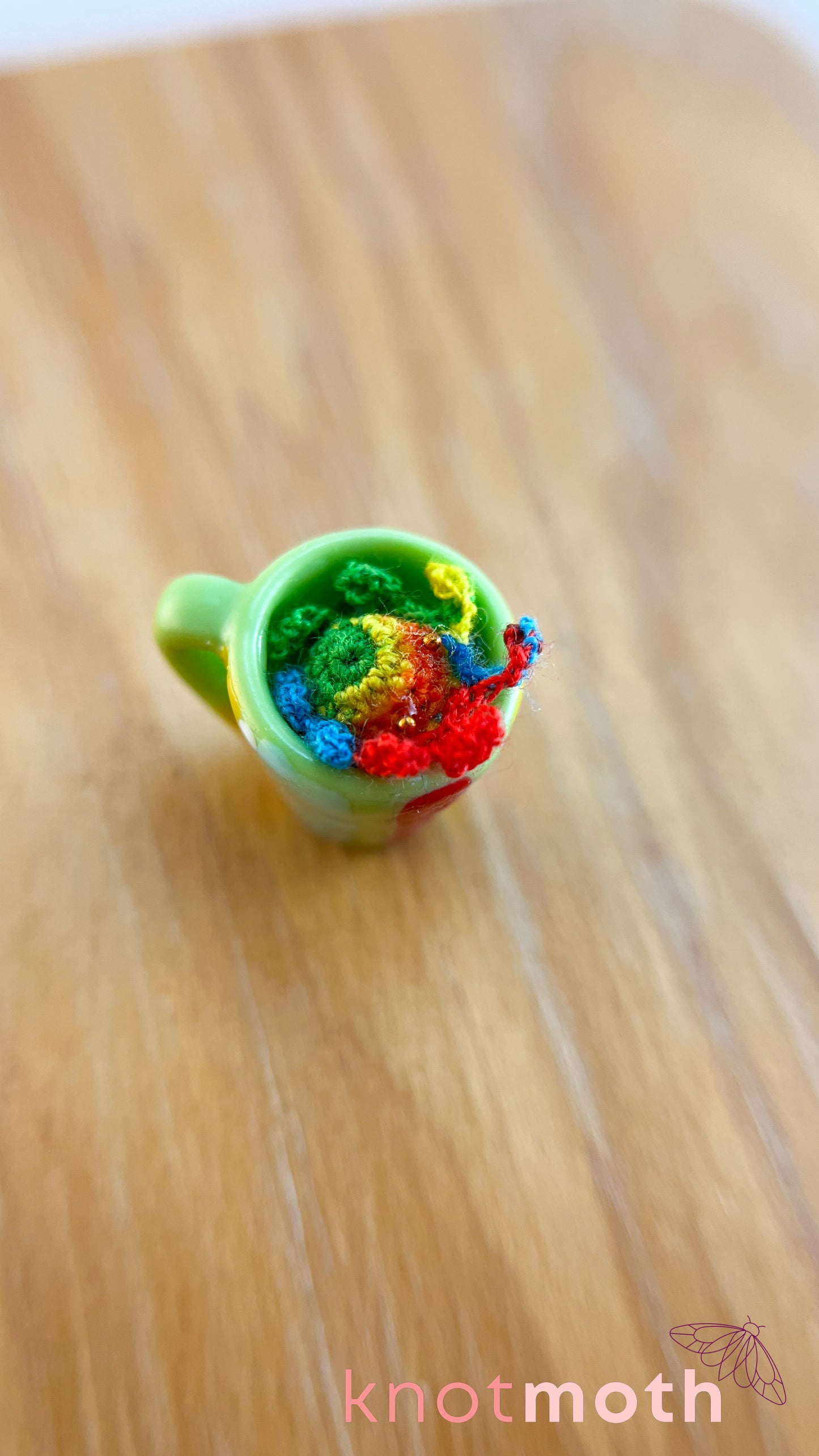 Ofelia Octopus Micro Crochet Mug (Magnetic, Removable)