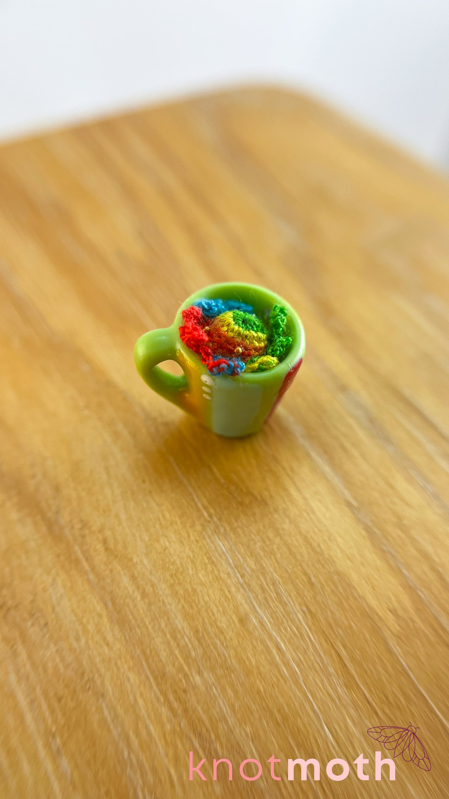 Ofelia Octopus Micro Crochet Mug (Magnetic, Removable)