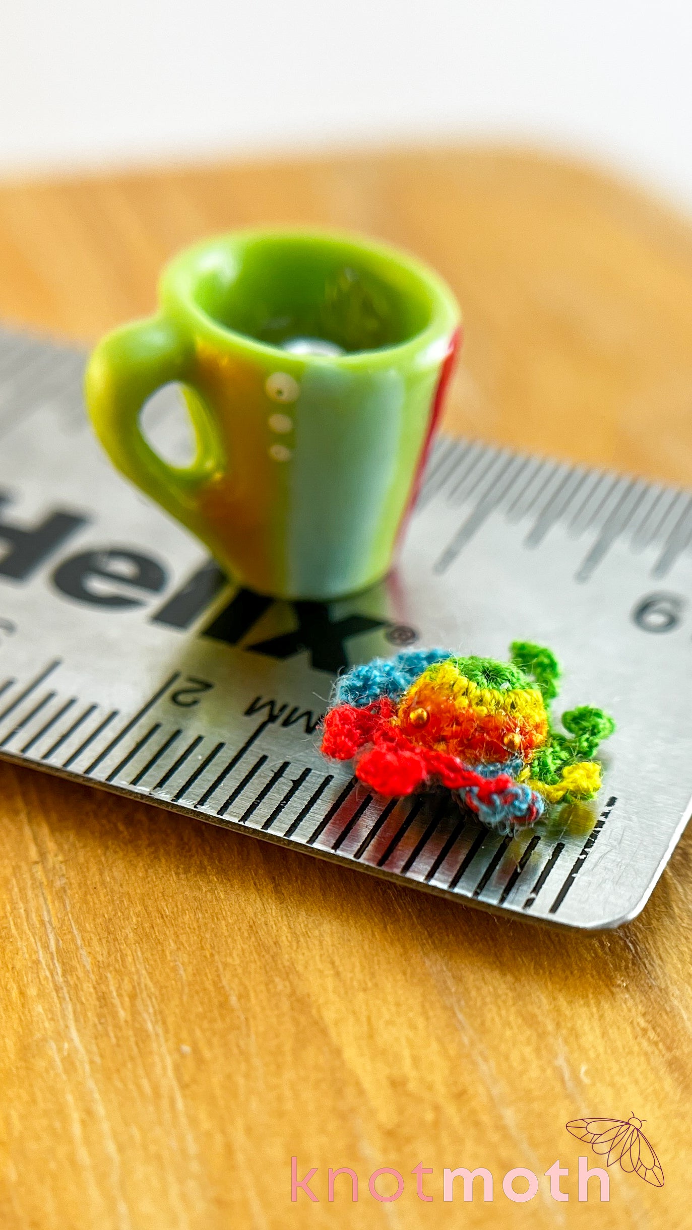 Ofelia Octopus Micro Crochet Mug (Magnetic, Removable)