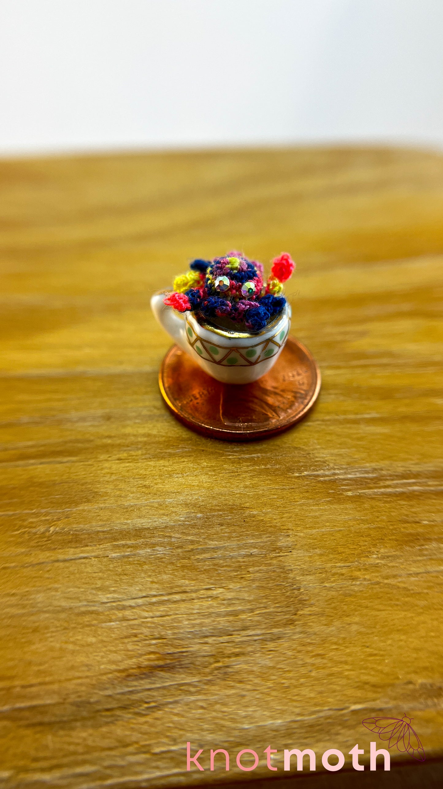 Otis Octopus Micro Crochet Teacup (Magnetic, Removable)