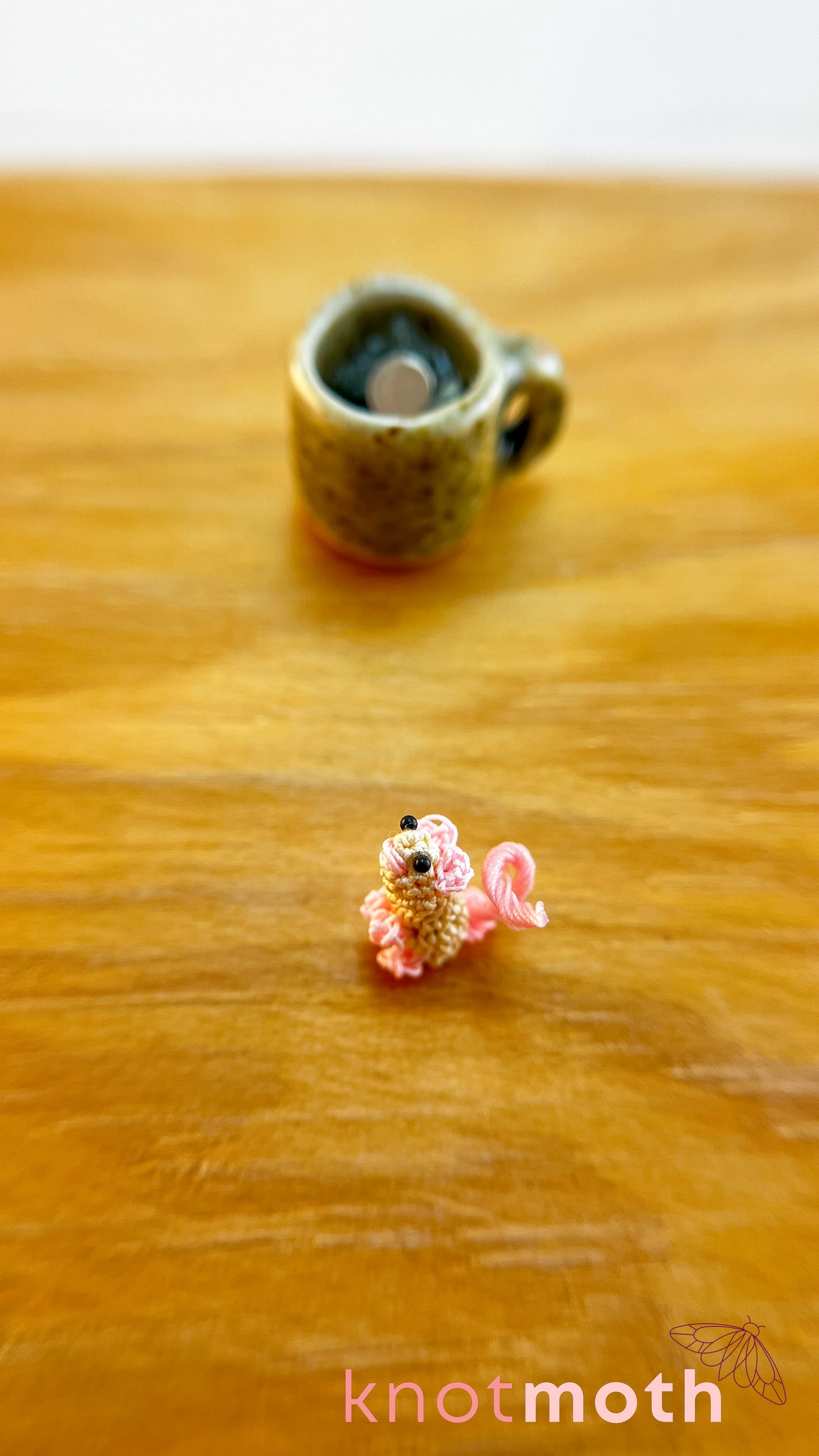 Mabel Mouse Micro Crochet Mug (Magnetic, Removable)