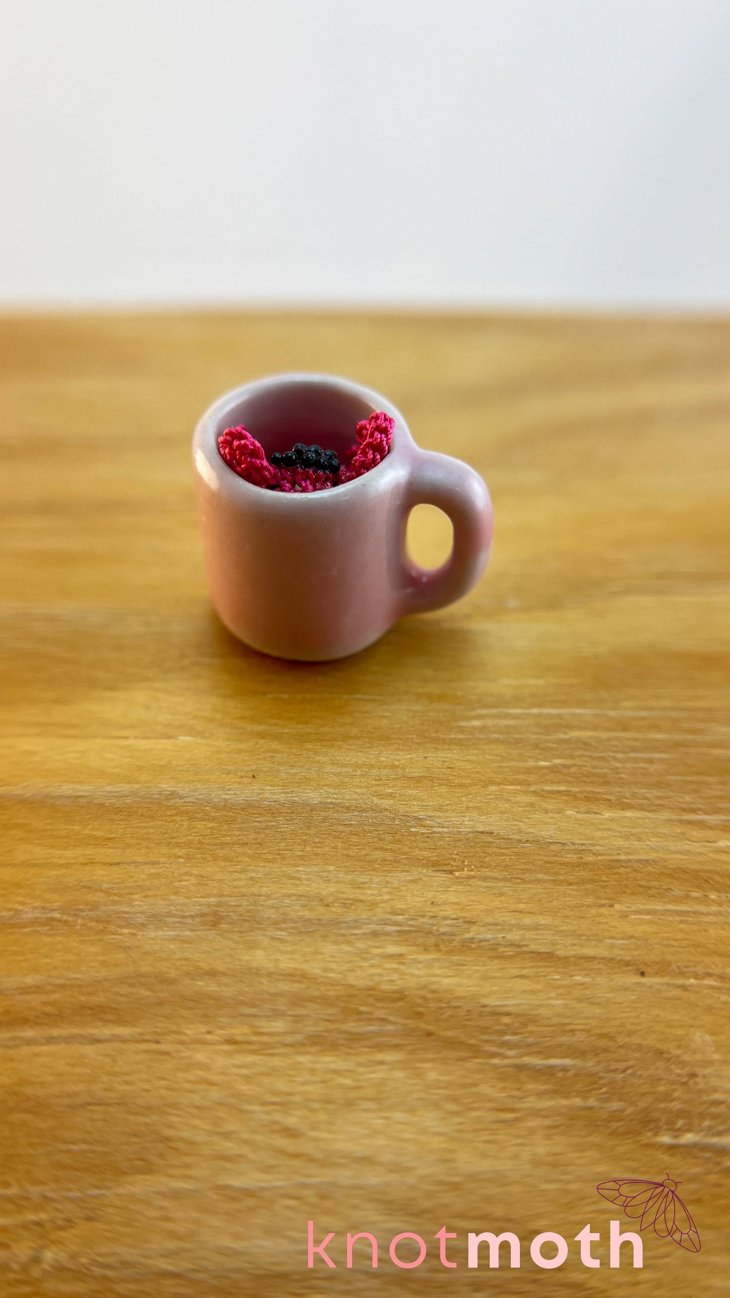 Susana Spider Micro Crochet Mug (Magnetic, Removable)