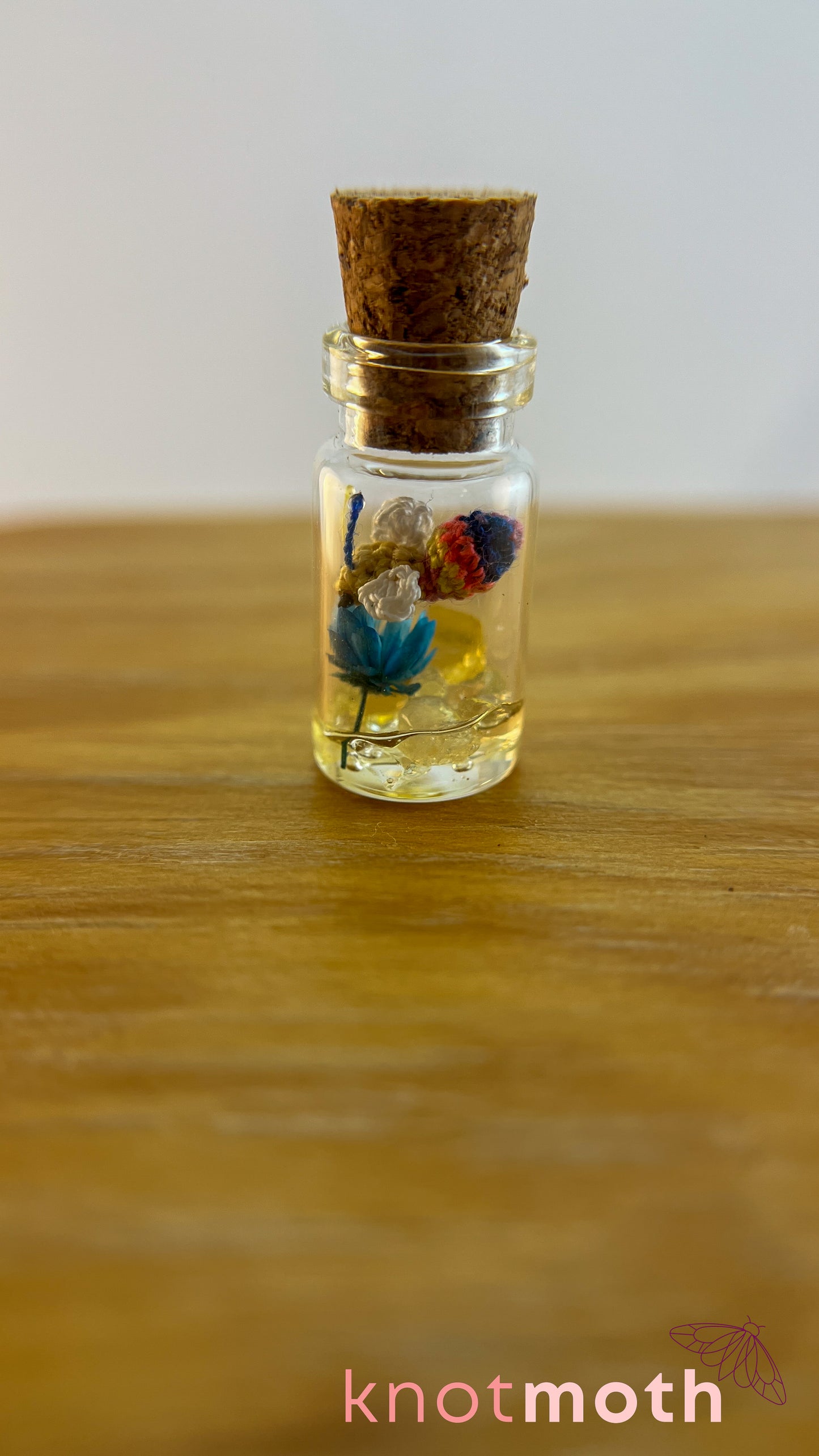 Felicia Fly Micro Crochet Terrarium Jar (Magnetic, Removable)