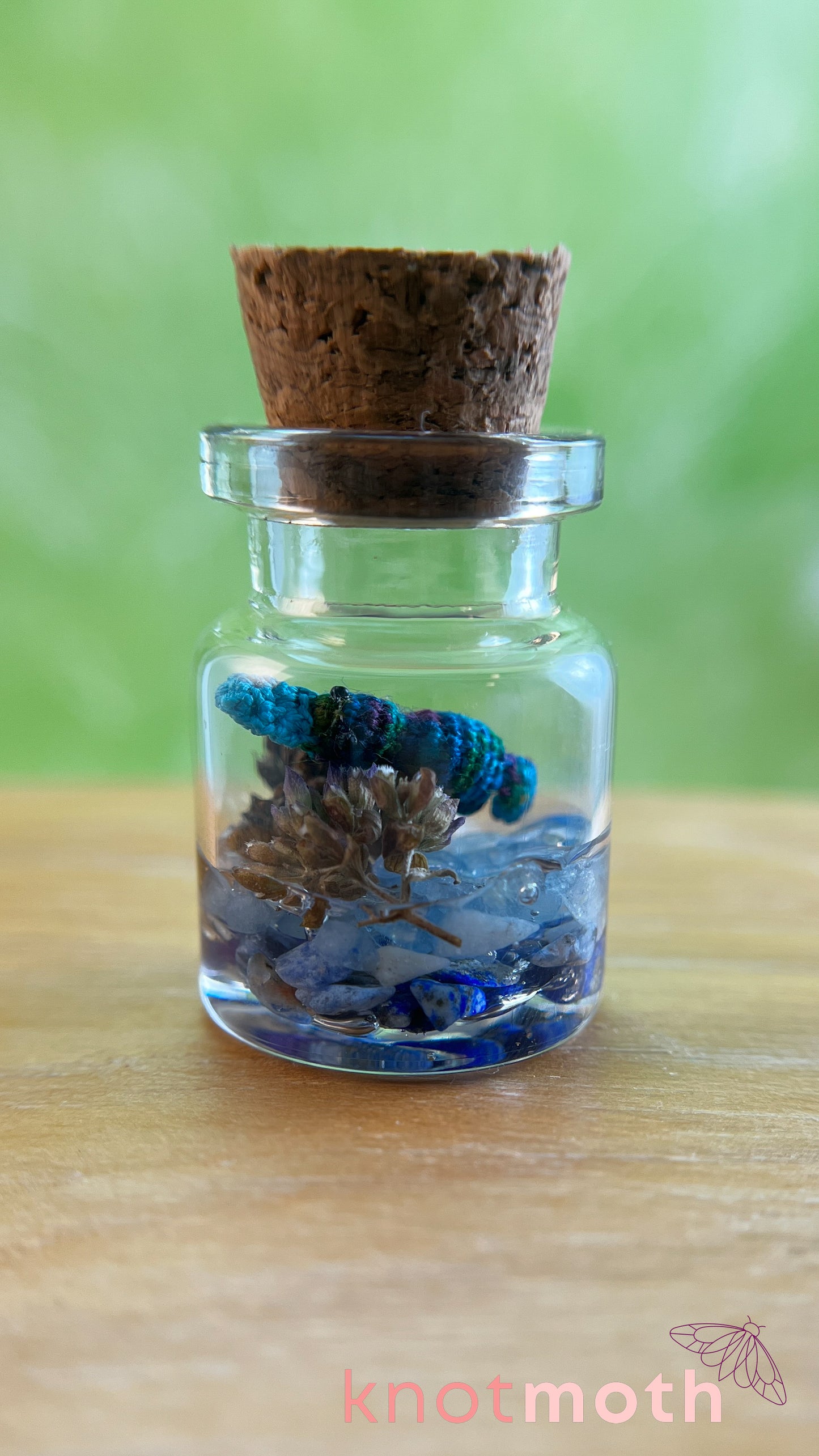 Pam Platypus Micro Crochet Terrarium Jar (removable, magnetic)