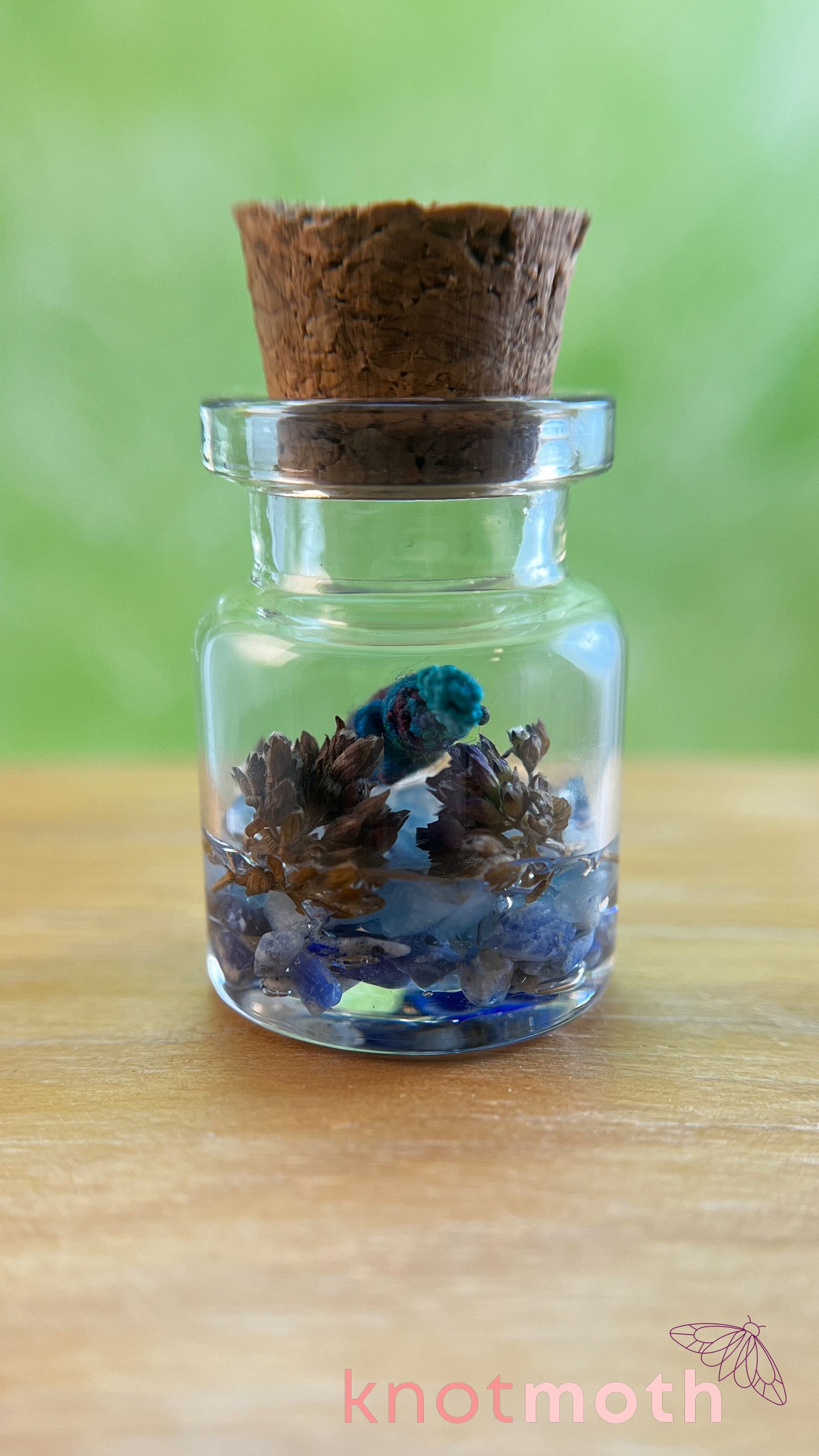 Pam Platypus Micro Crochet Terrarium Jar (removable, magnetic)