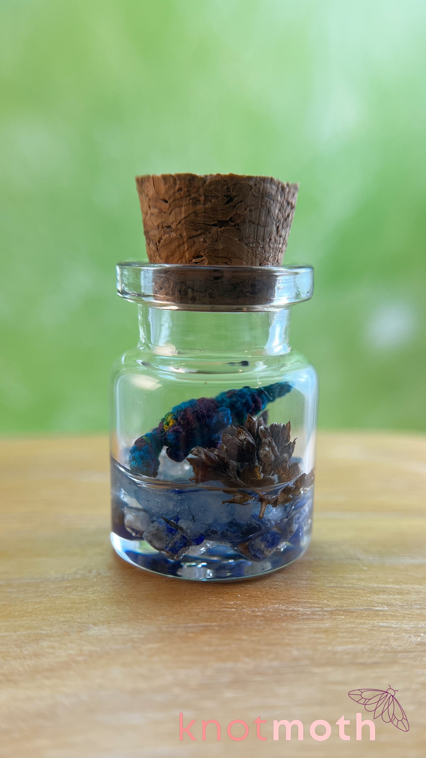 Pam Platypus Micro Crochet Terrarium Jar (removable, magnetic)